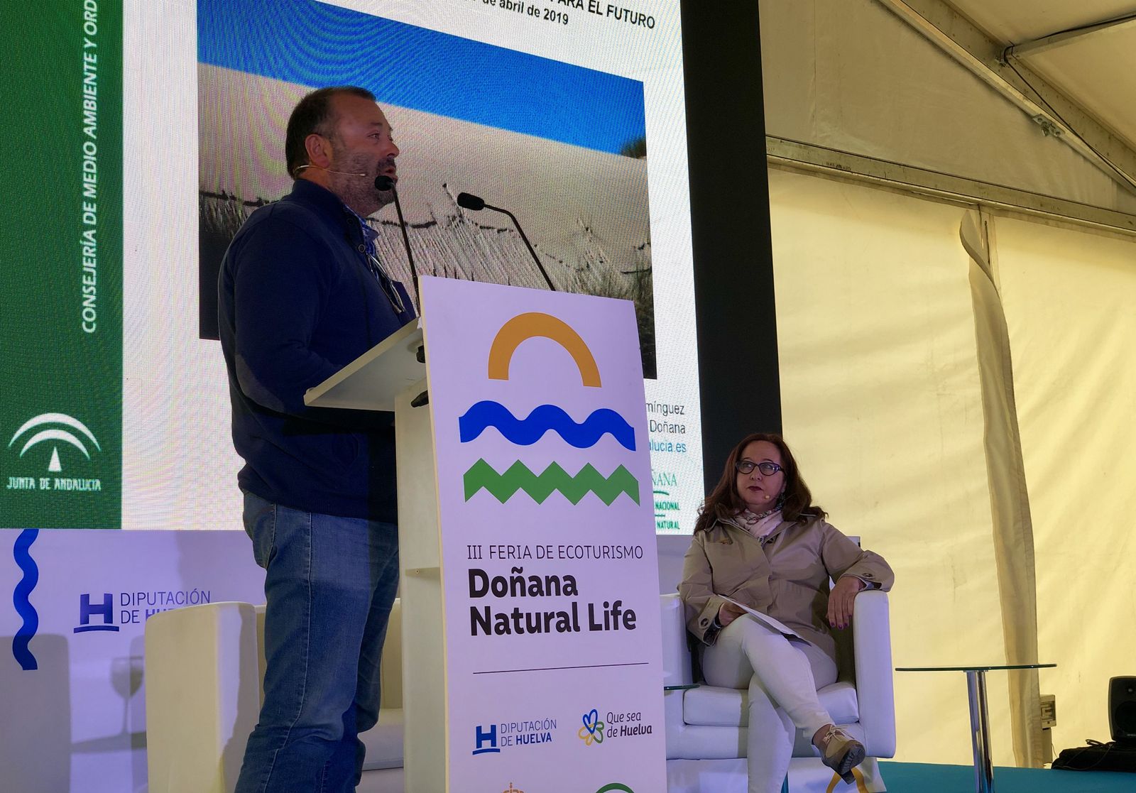 Acto celebrado en la feria.