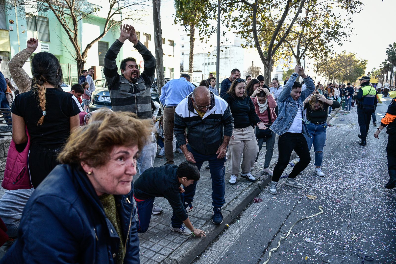 Imágenes del público en las cabalgatas por La Orden, Cardeñas y Las Colonias