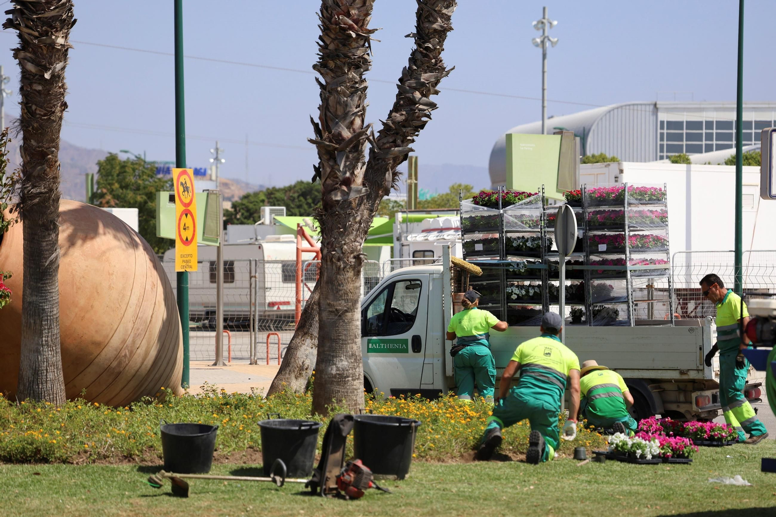 El Real de la Feria sigue preparándose para la semana grande de la ciudad