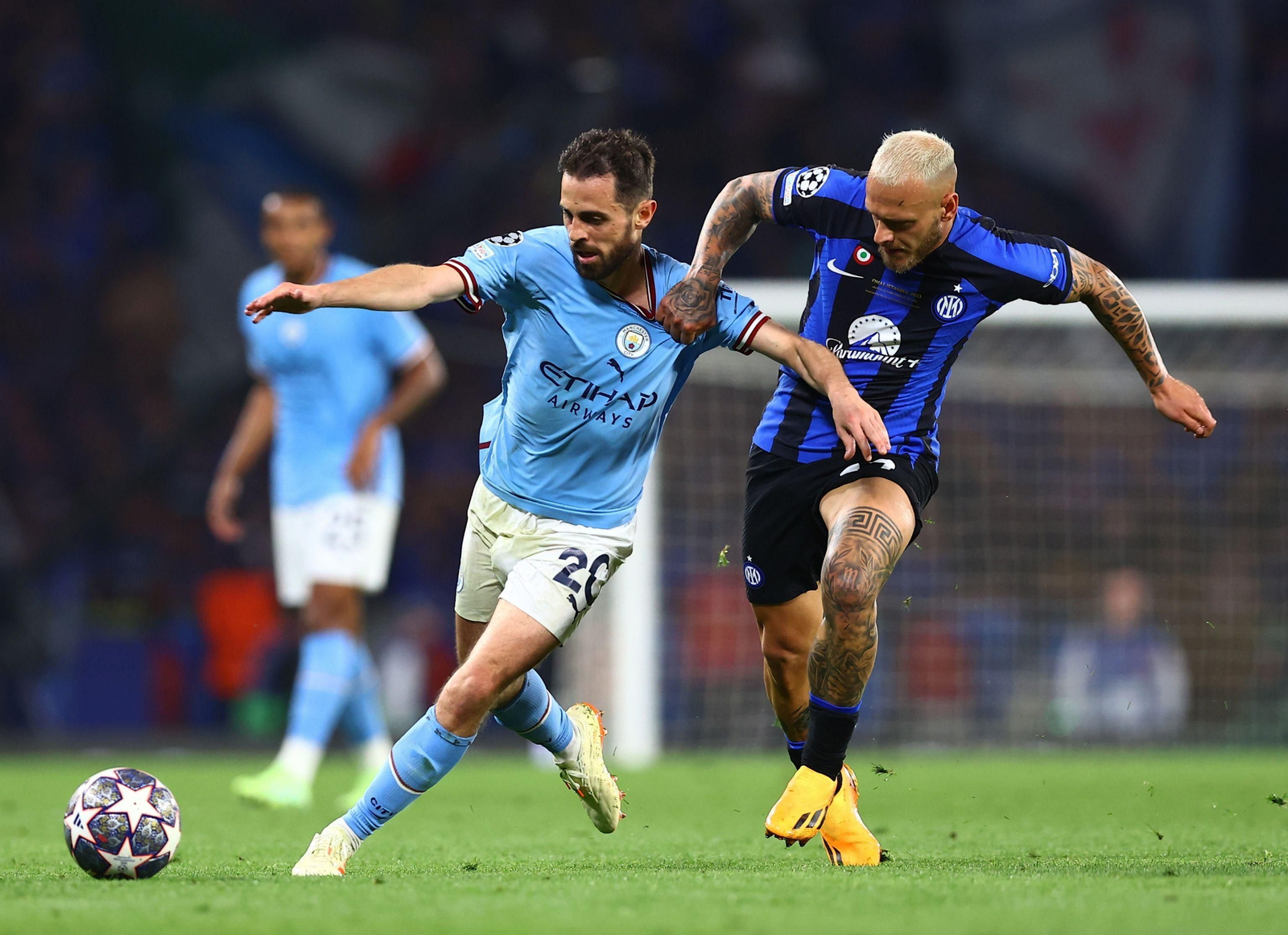 Las imágenes de la fina de la Champions entre el Manchester City y el Inter de Milán