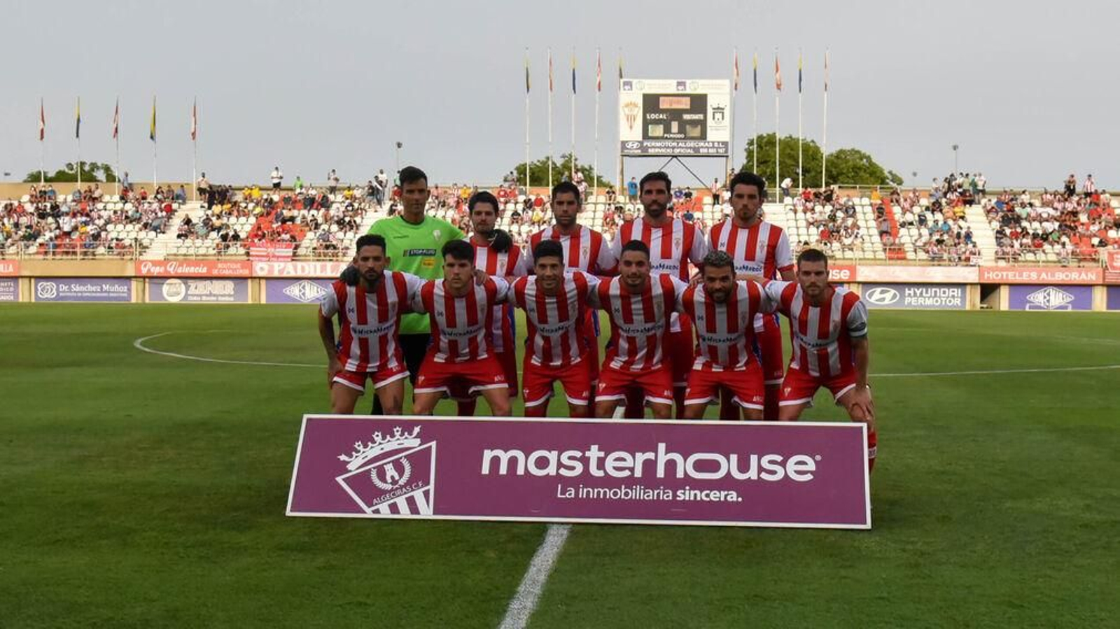 El primer once de la pretemporada del Algeciras.