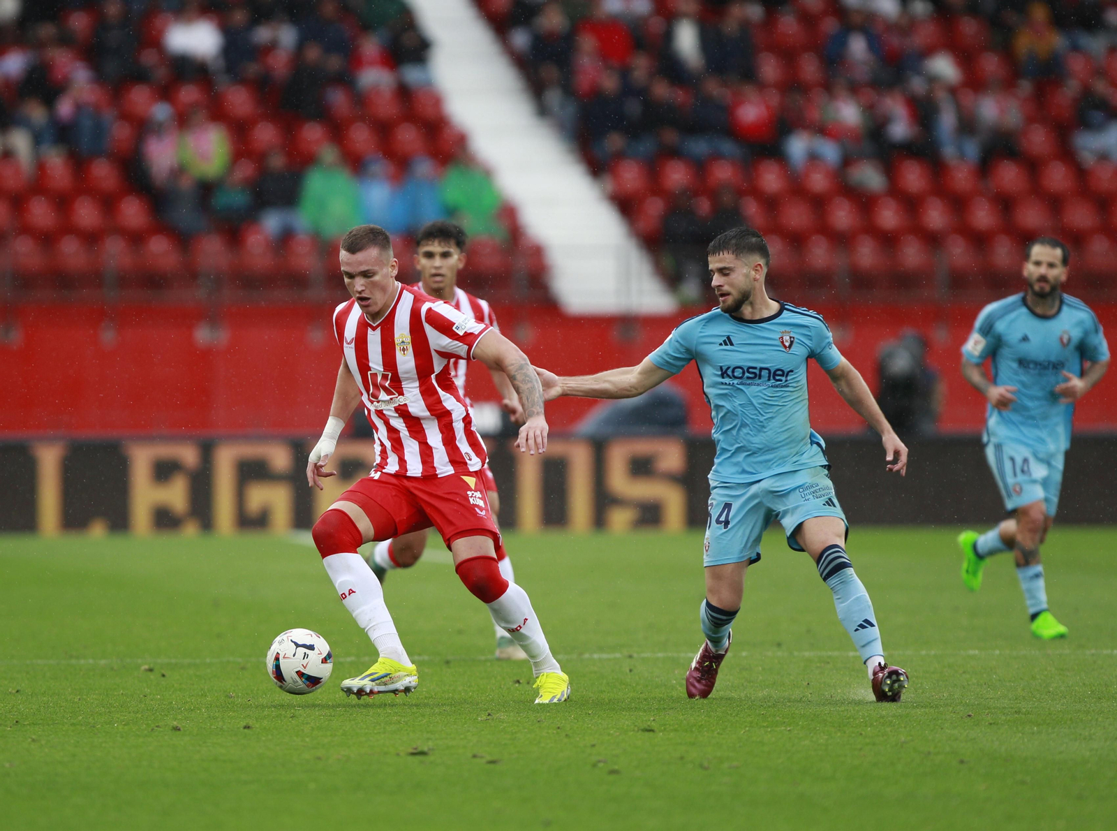 Las mejores imágenes del partido de fútbol U.D. Almería-C.A. Osasuna