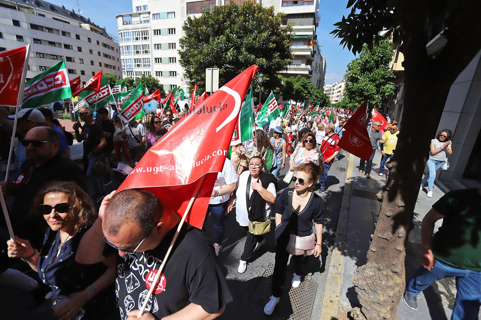 Imágenes de la Manifestación por el Día del Trabajador 2023 en Huelva