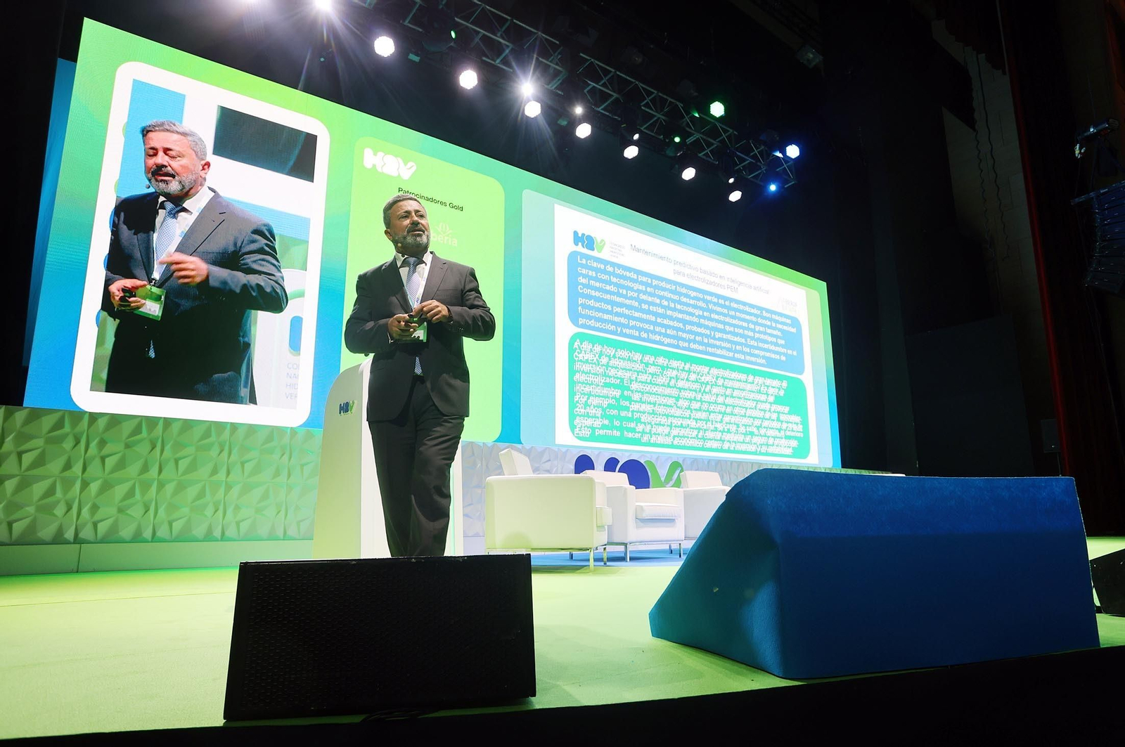 Imágenes del I Congreso Nacional de Hidrógeno Verde H2V celebrado en Huelva