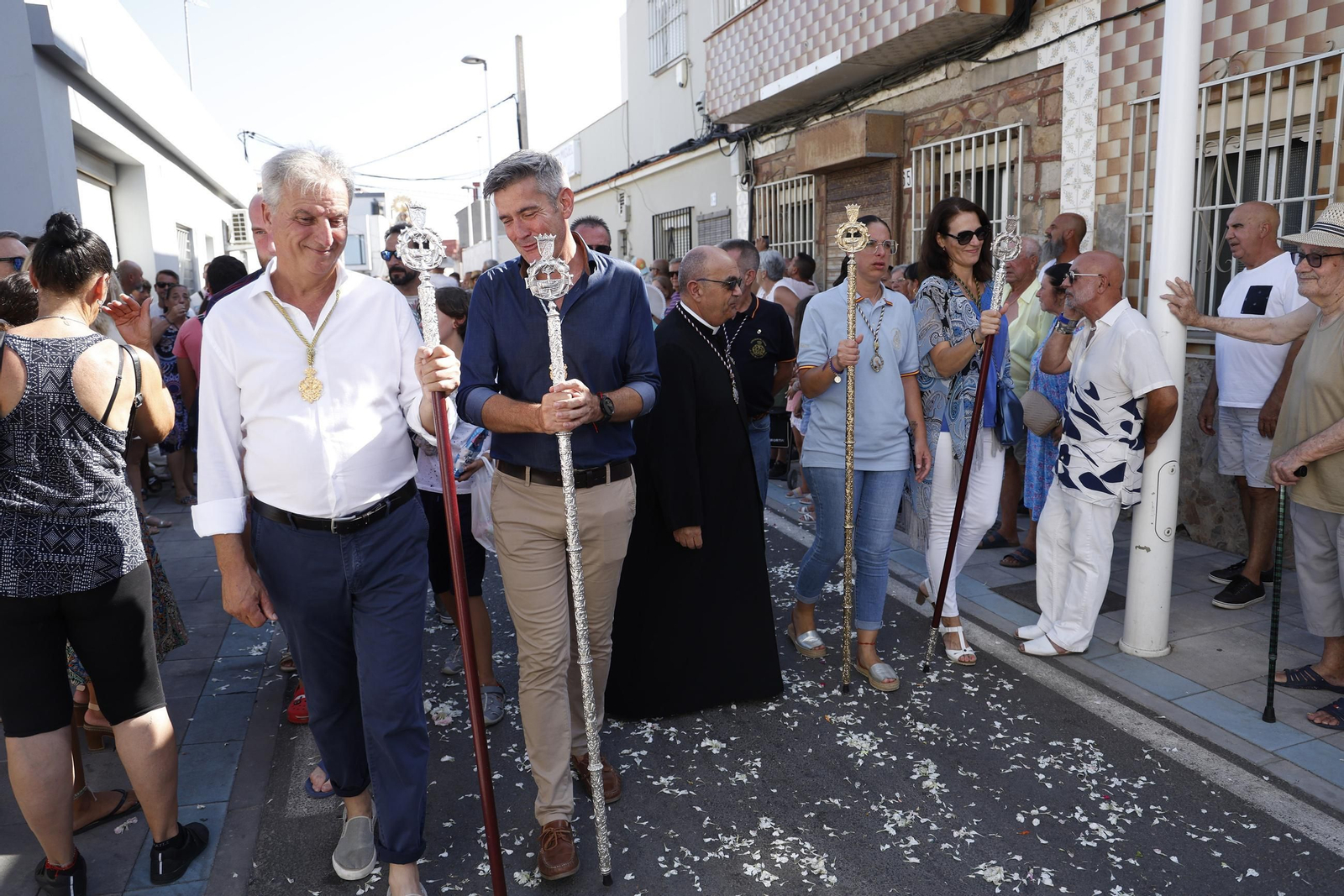 Fotos de la procesión de la Virgen del Carmen en La Línea