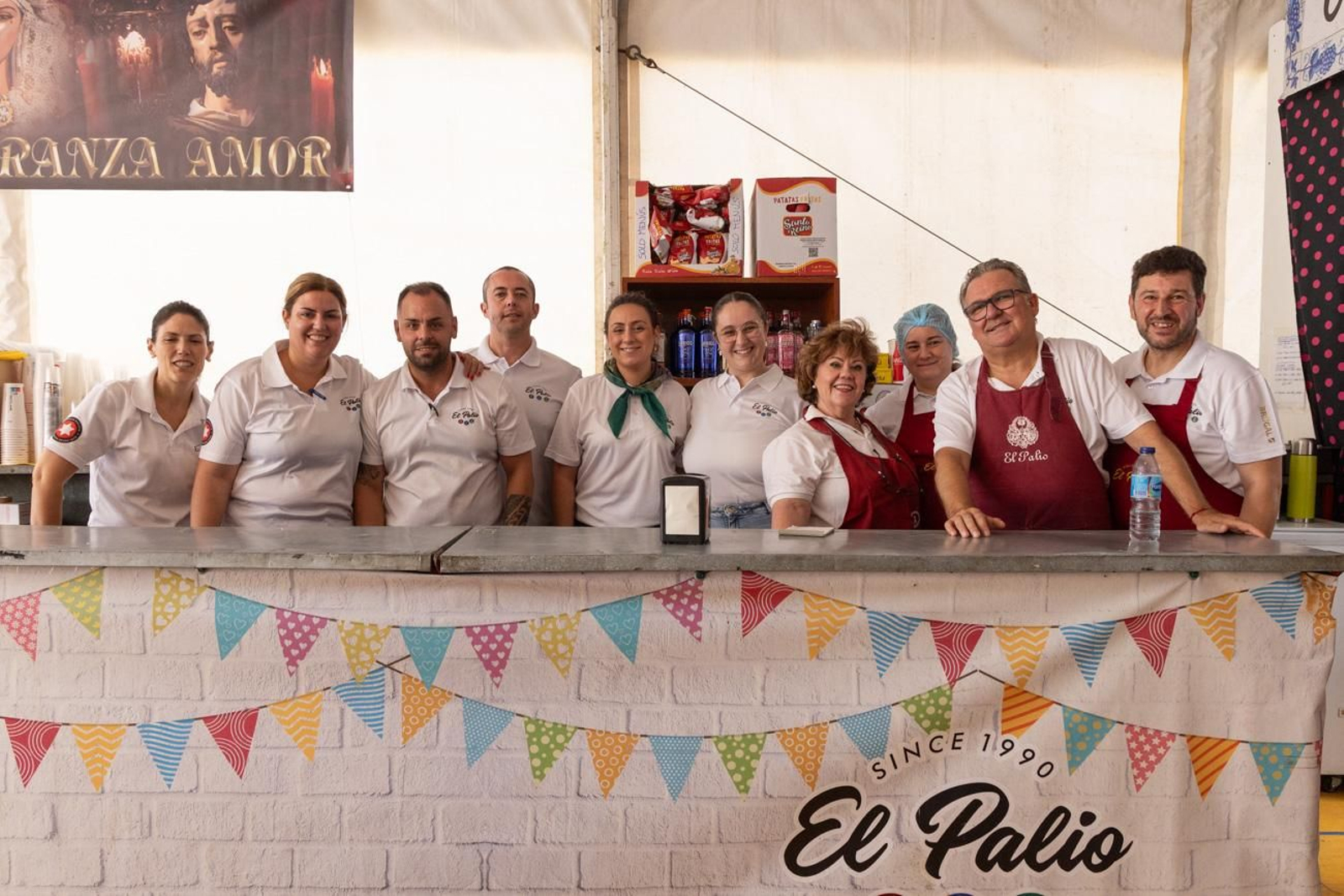 Las comidas de empresa se suceden en la Feria de San Lucas