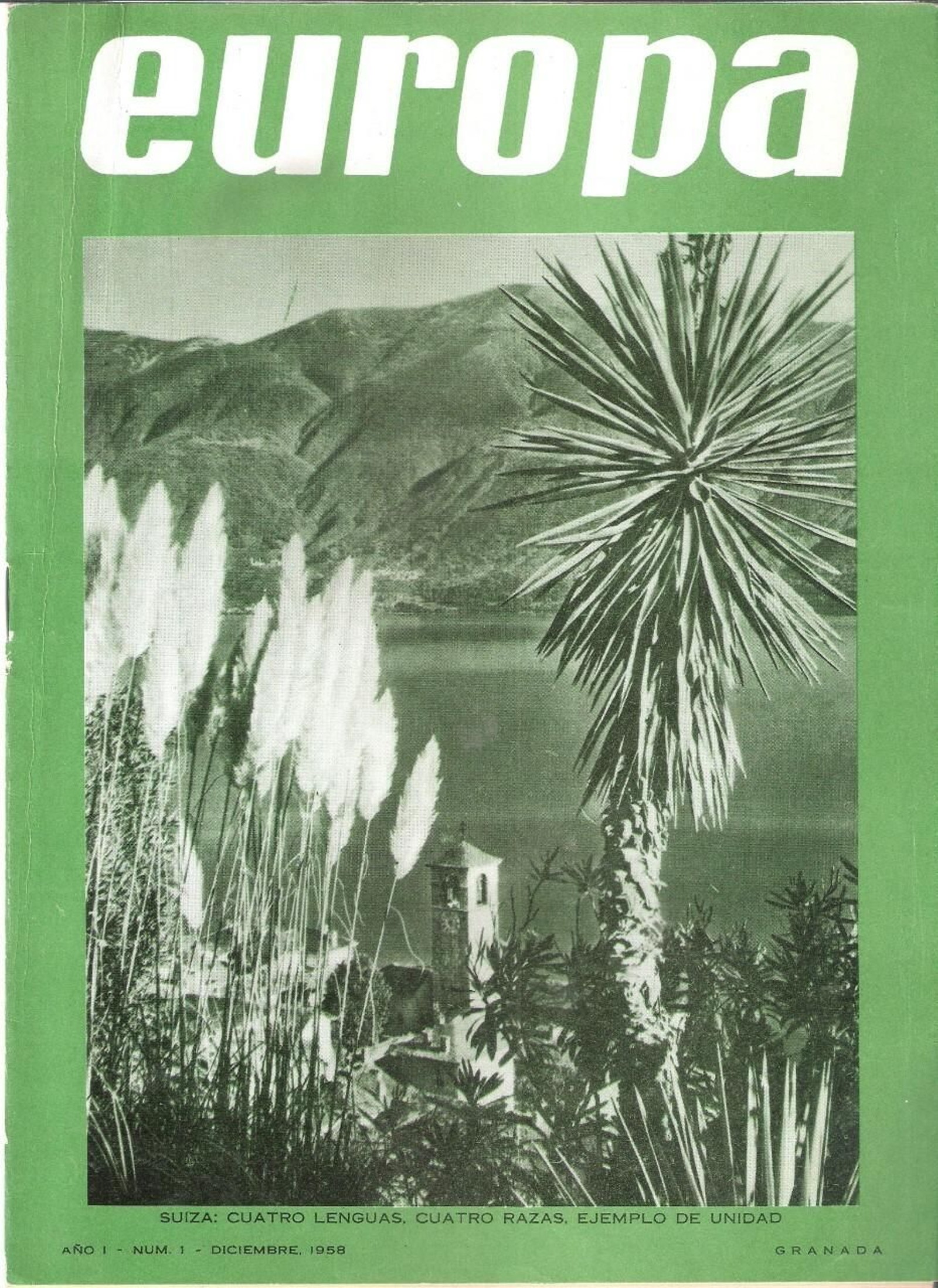 Porta de la revista Europa