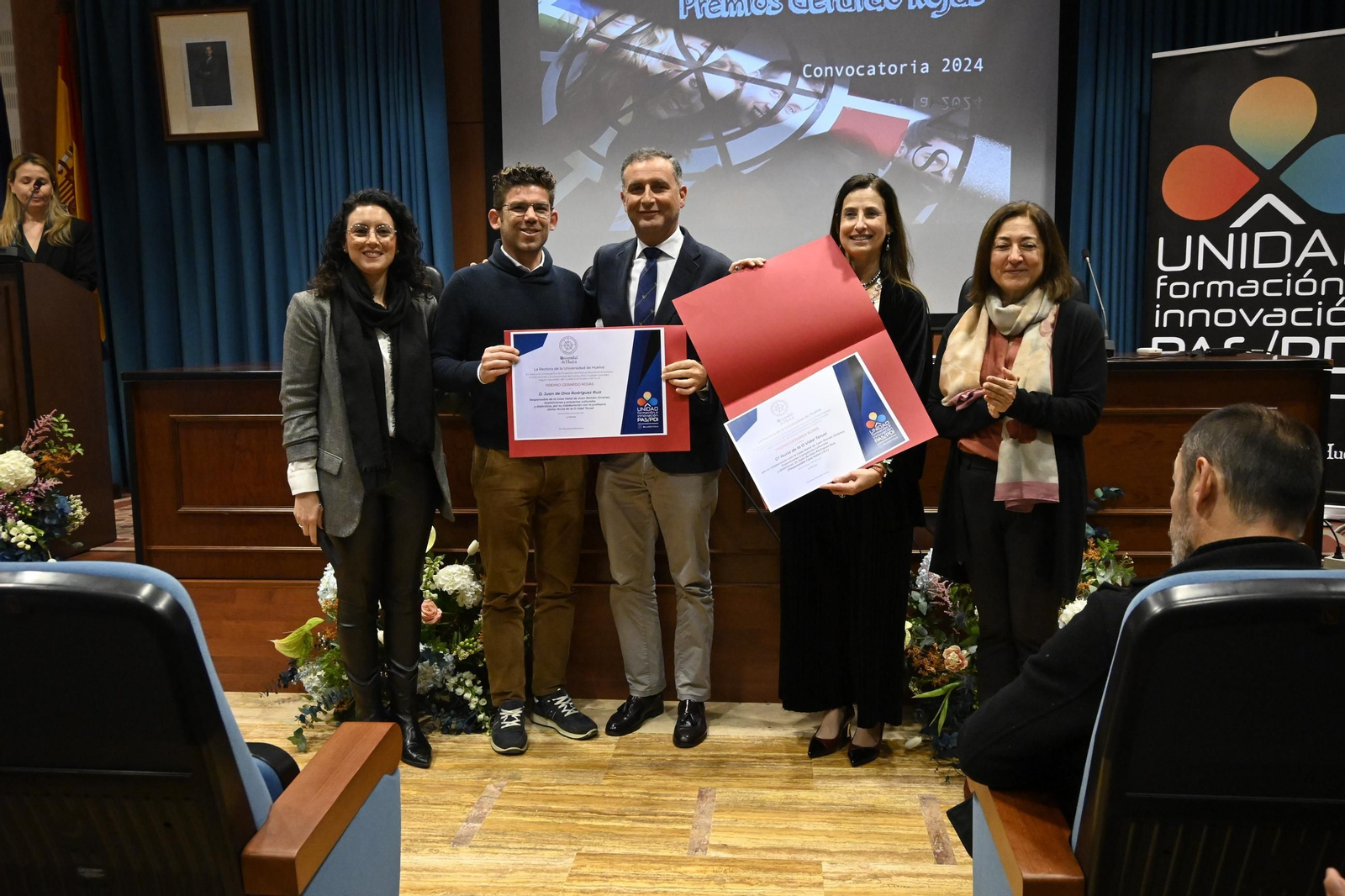 Premios a la Excelencia Docente 2024 y los Premios 'Gerardo Rojas' de Proyectos de Intercambio entre Empresas e Instituciones, en imágenes