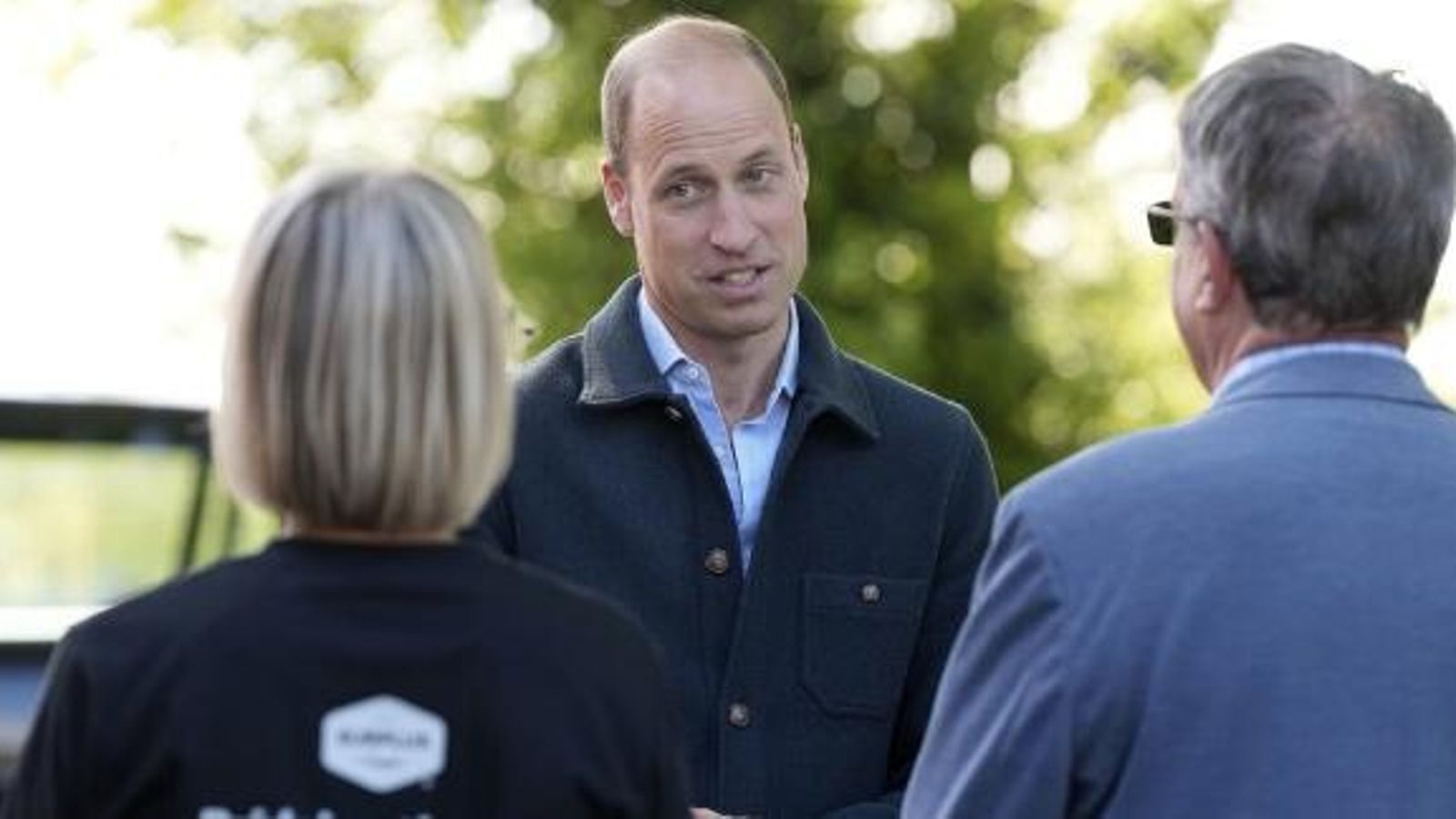 El príncipe Guillermo en un acto oficial