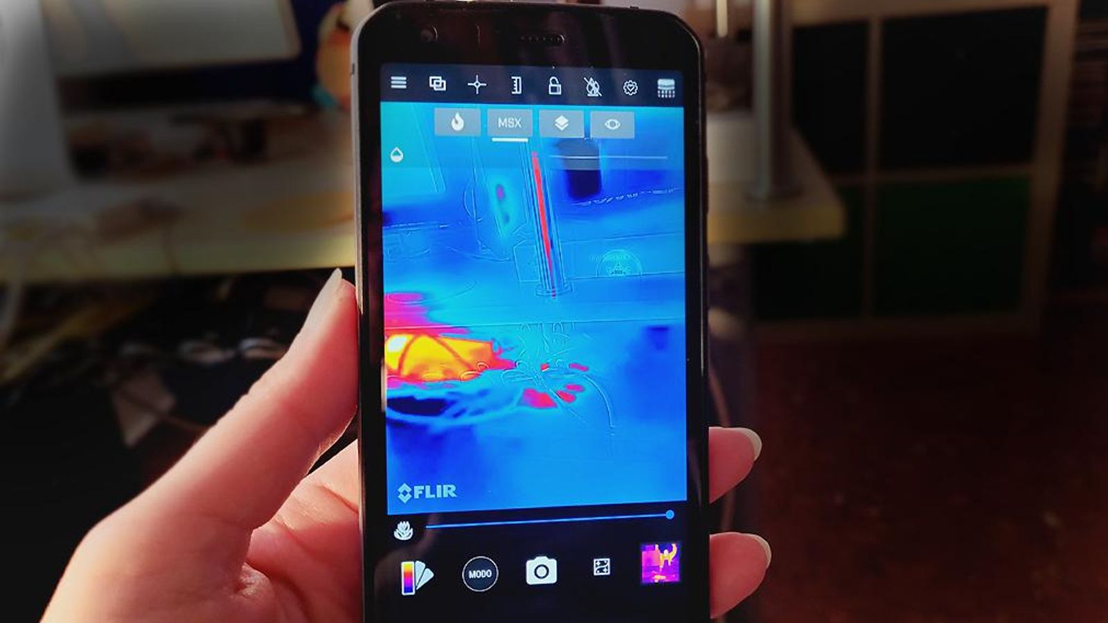 La cámara técnica del smartphone Cat S62 Pro