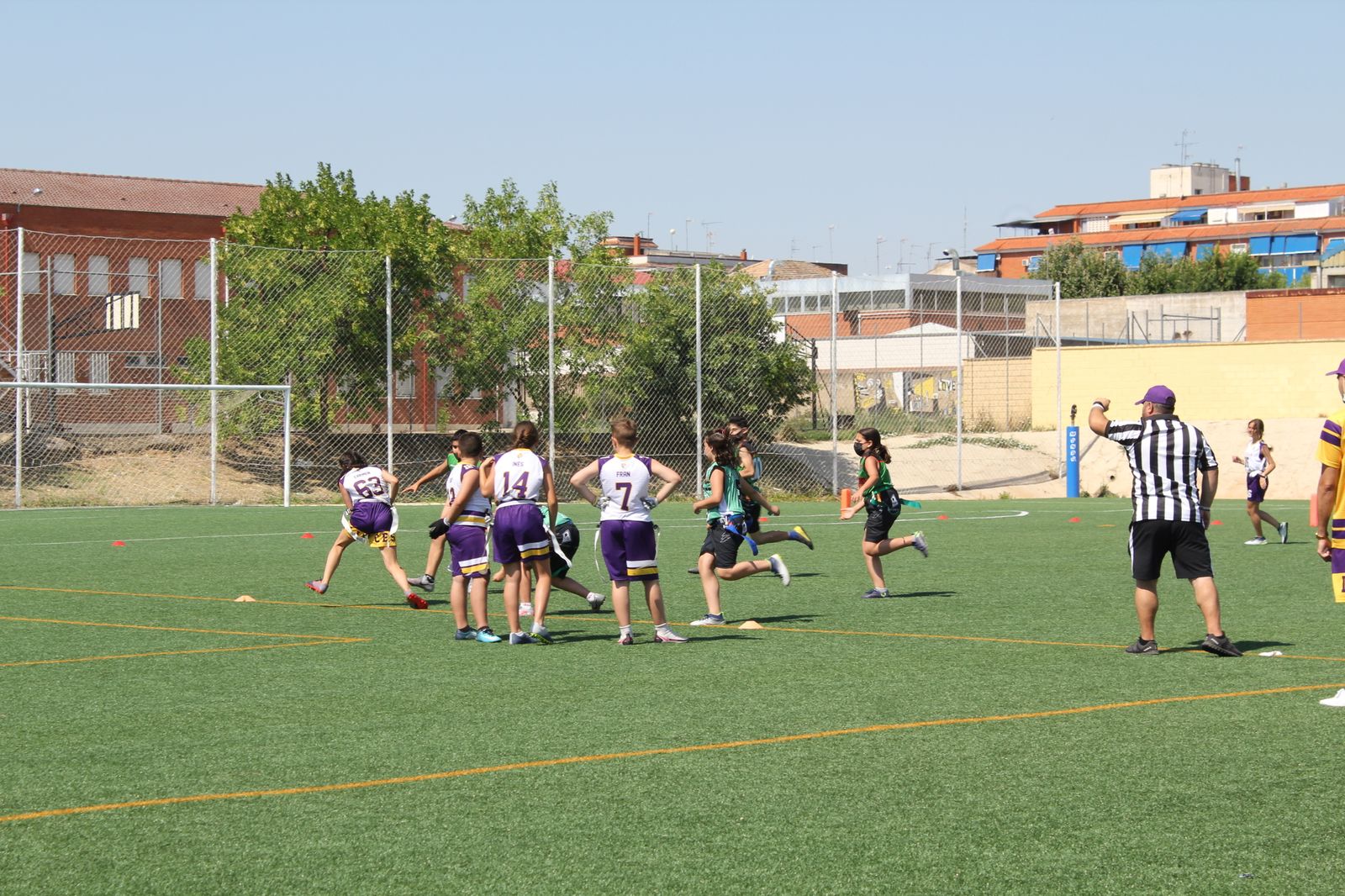 Partido que los pequeños de Sevilla Linces disputaron el pasado año.