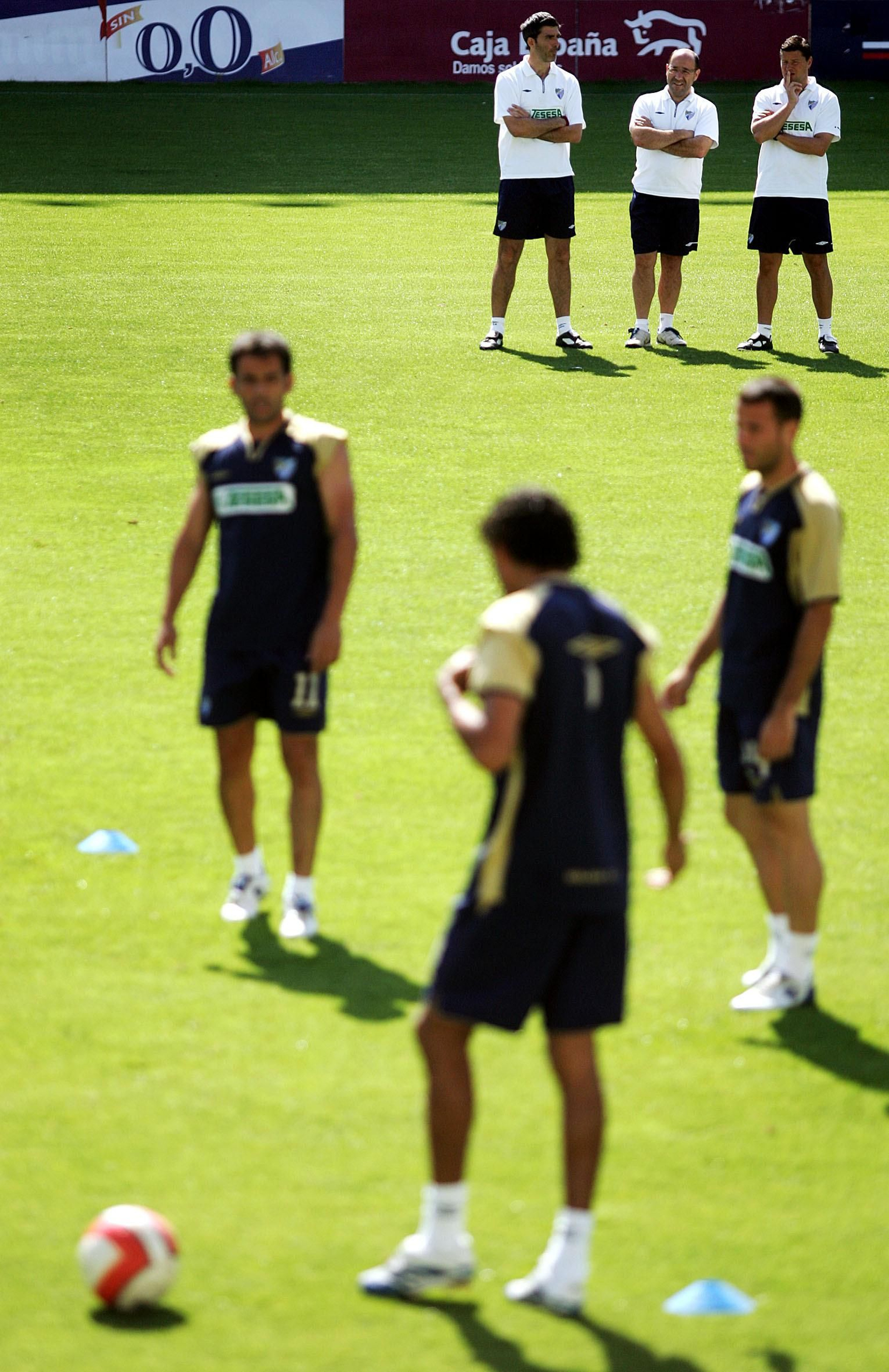 Las fotos de Marcelino Torrontegui en su etapa en el Málaga