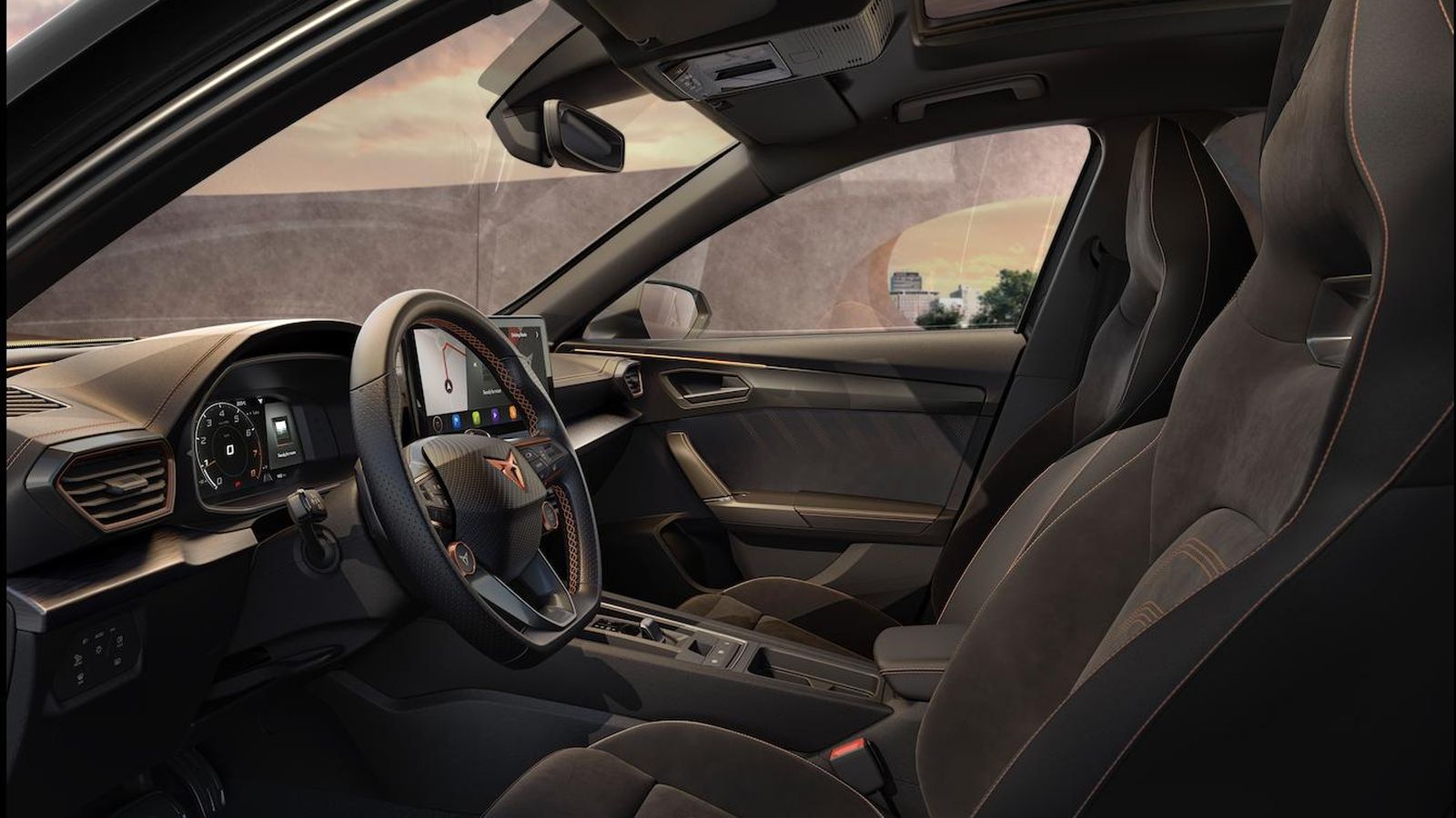 El negro es el color que domina tanto en la carrocería como en el habitáculo, de guarnecidos a tapicería.