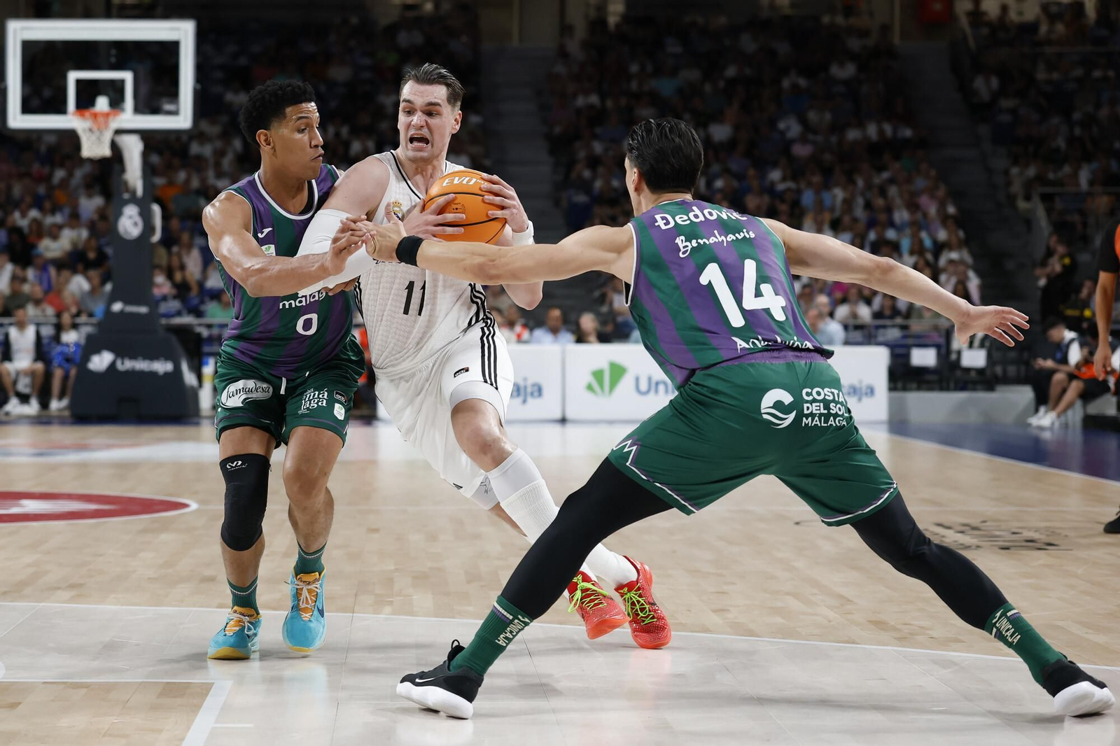 El Real Madrid-Unicaja en fotos