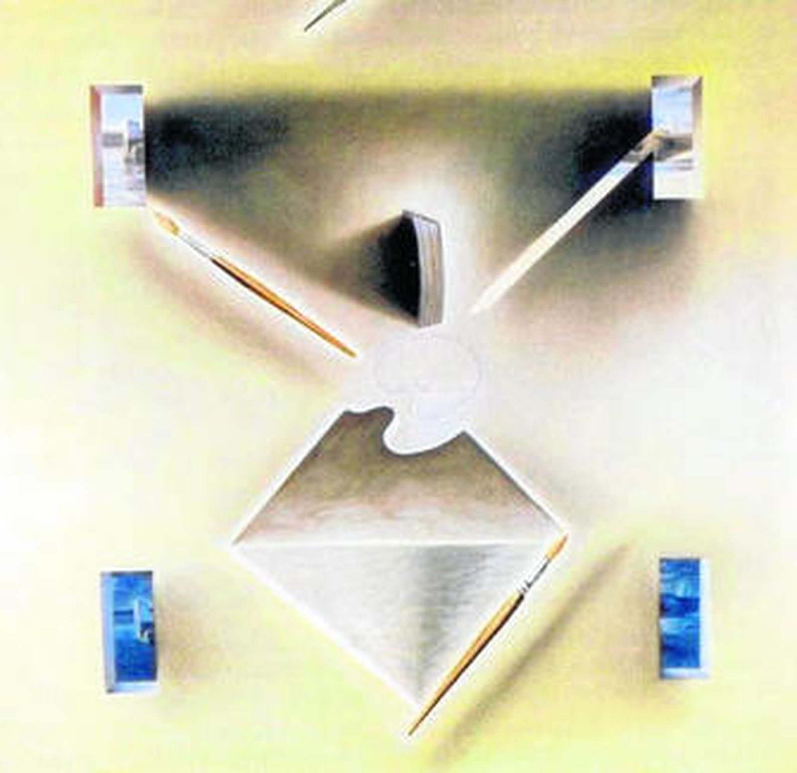 Una de las obras pictóricas del artista Antonio Rojas.