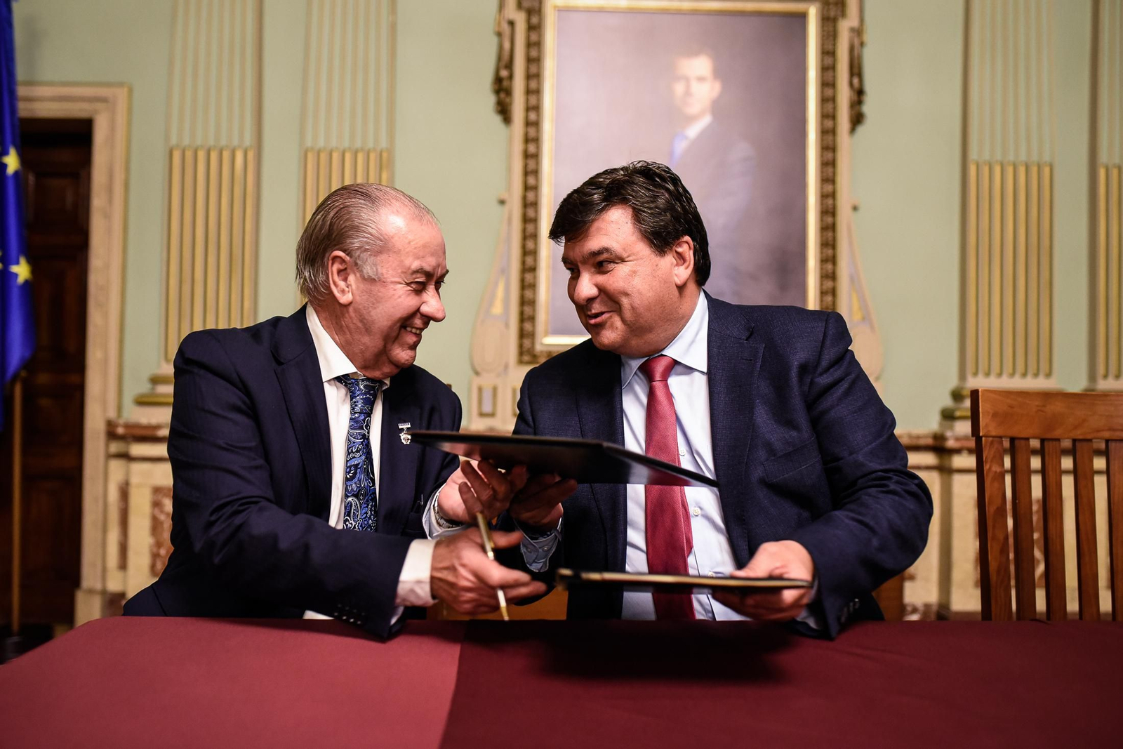 Imágenes de la presentación de la Web Turística Oficial de la Semana Santa de Huelva