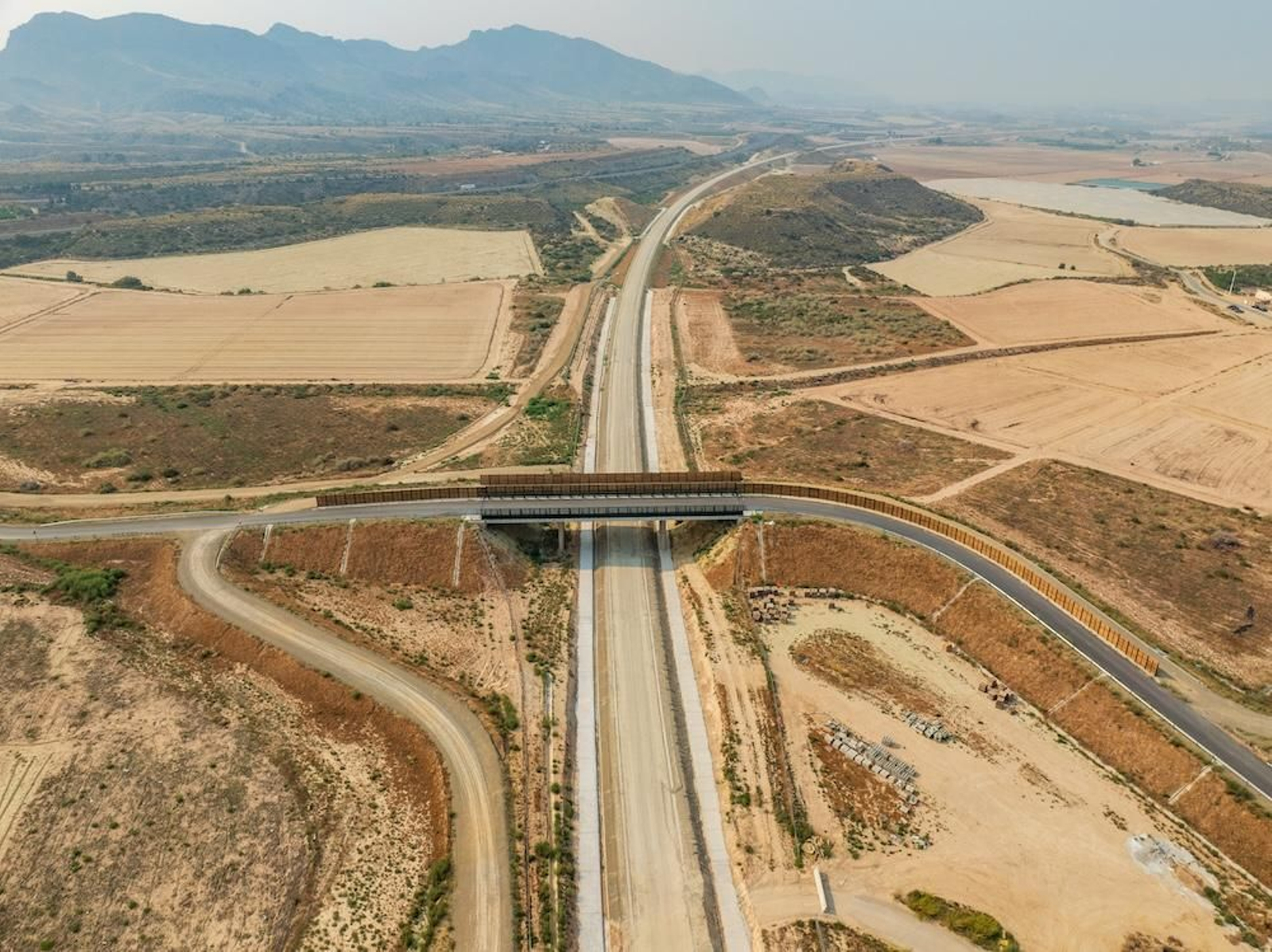 Tramo del AVE entre Almería y Lorca.