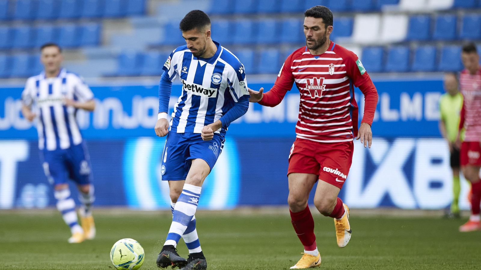 Jorge Molina sumó ante el Alavés su tanto número 15 de la temporada.