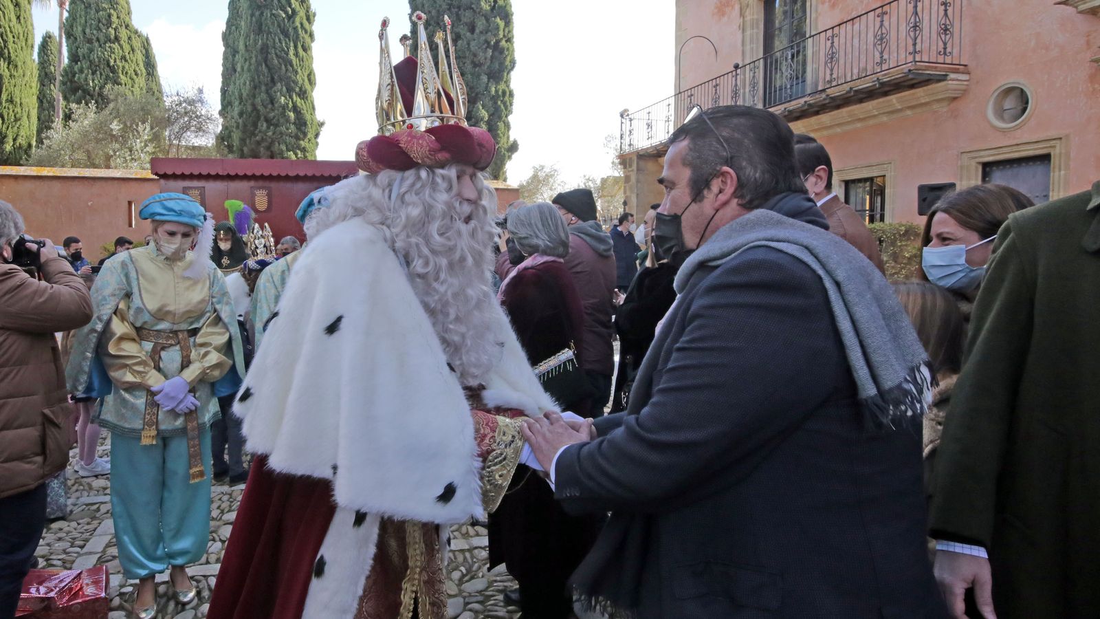 Coronación de los Reyes Magos de Jerez en el Alcázar