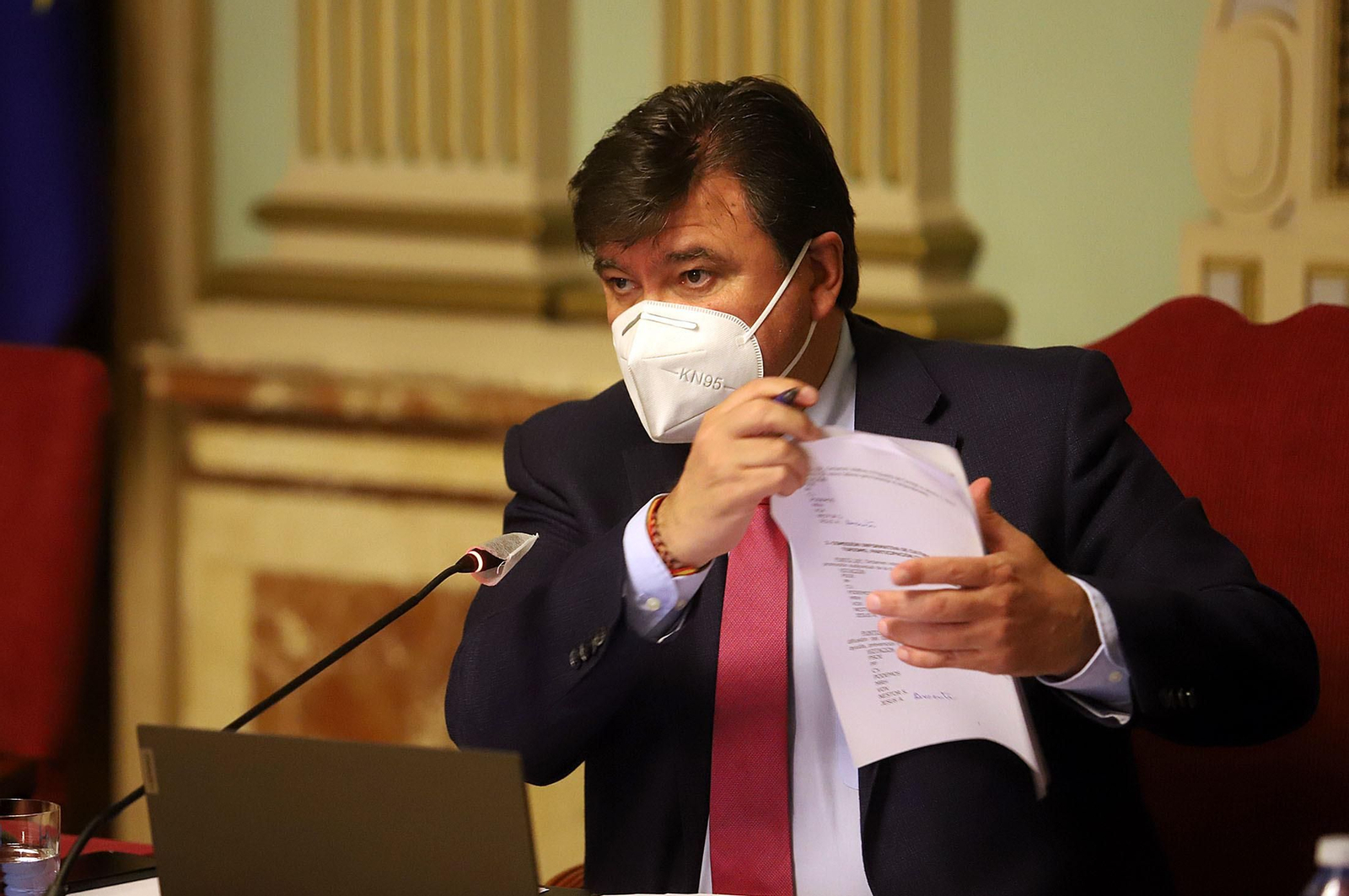 Imágenes del pleno celebrado en el Ayuntamiento de Huelva