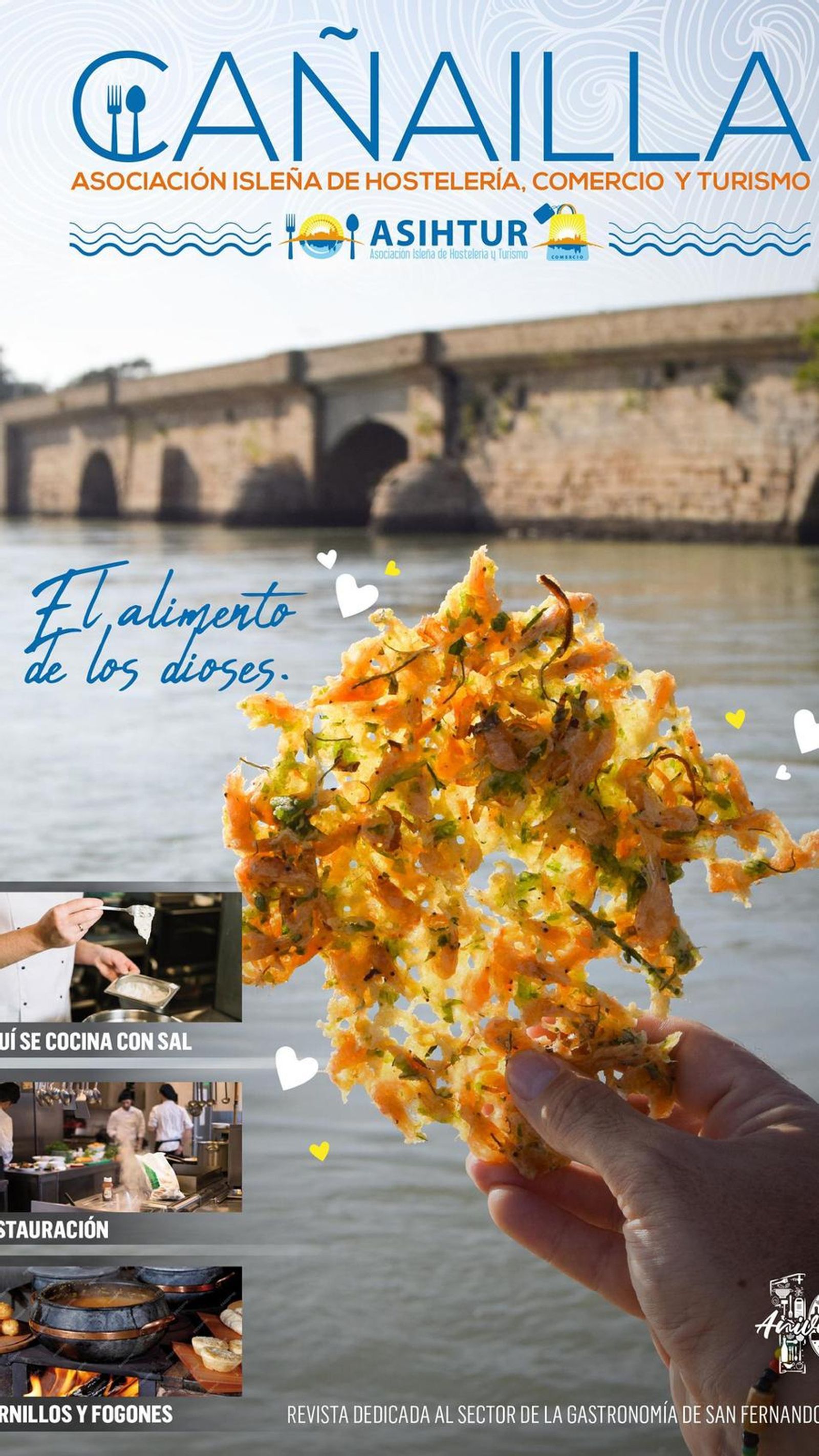 Boceto de portada de la revista.