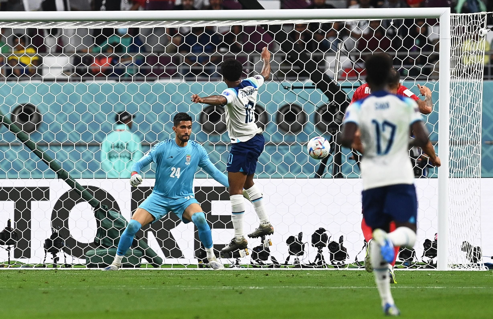 Las imágenes del Inglaterra-Irán del Mundial