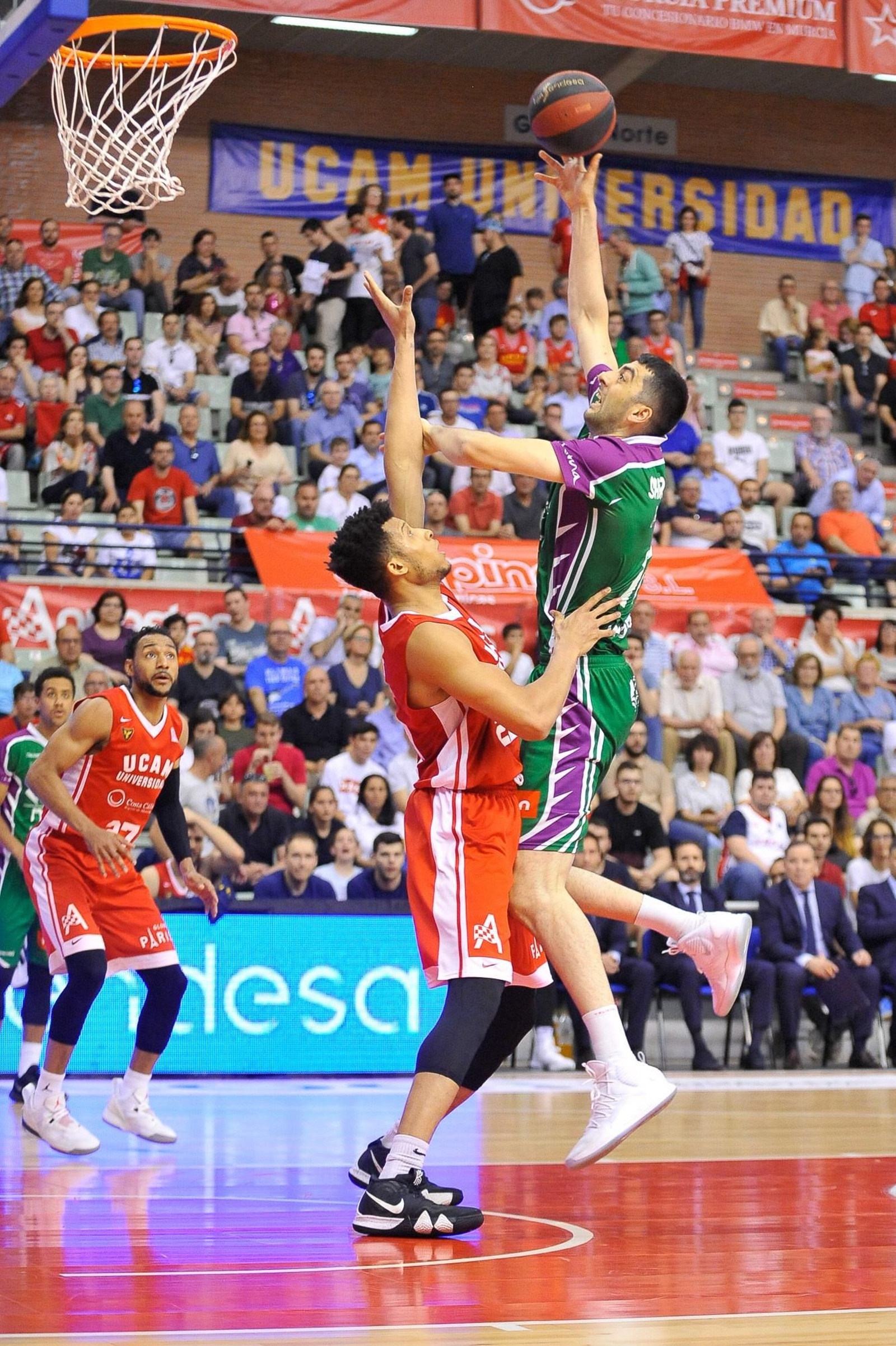 Las fotos del UCAM Murcia - Unicaja Baloncesto