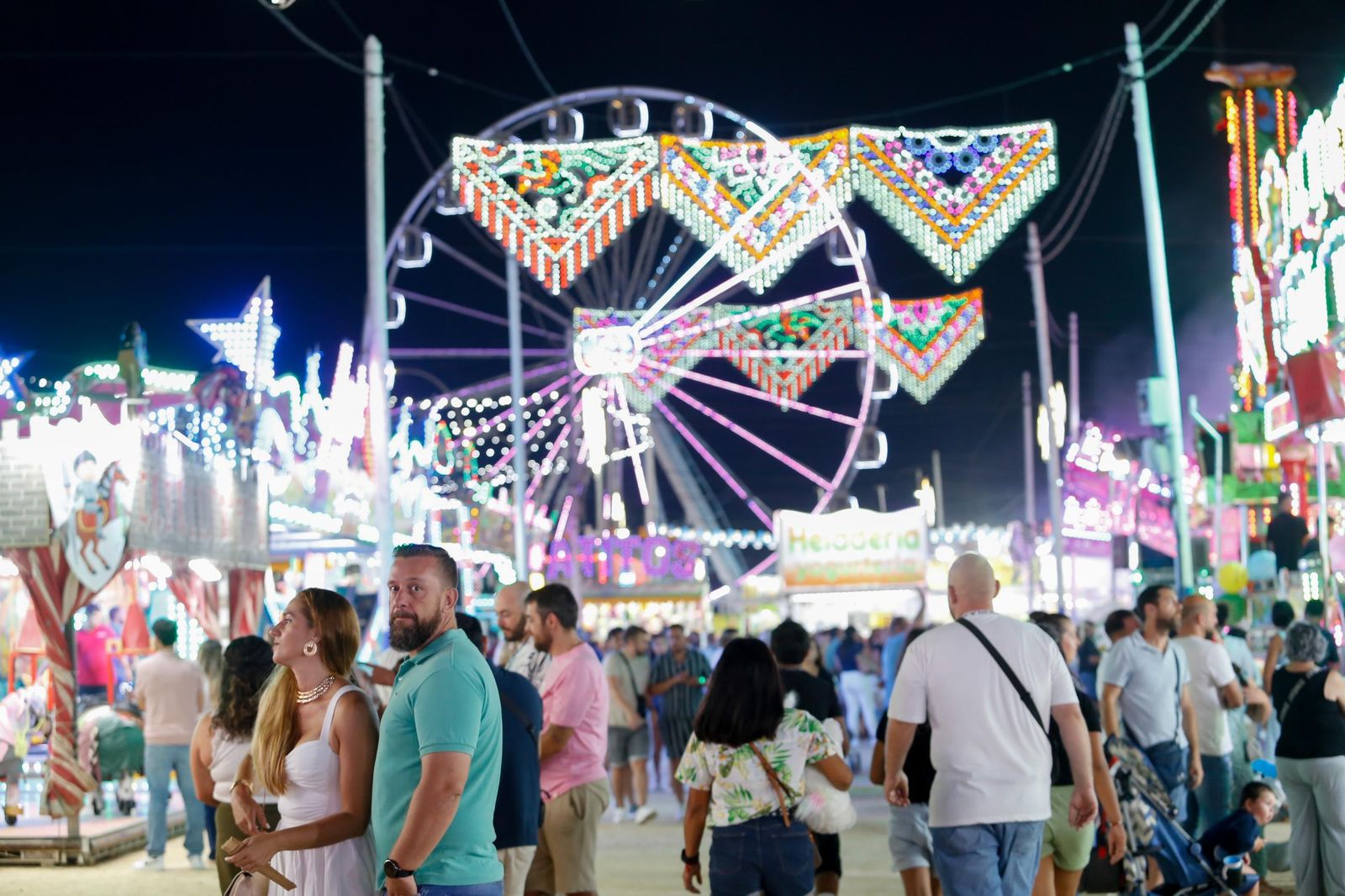 Búscate en las fotos del jueves en la Feria de La Línea