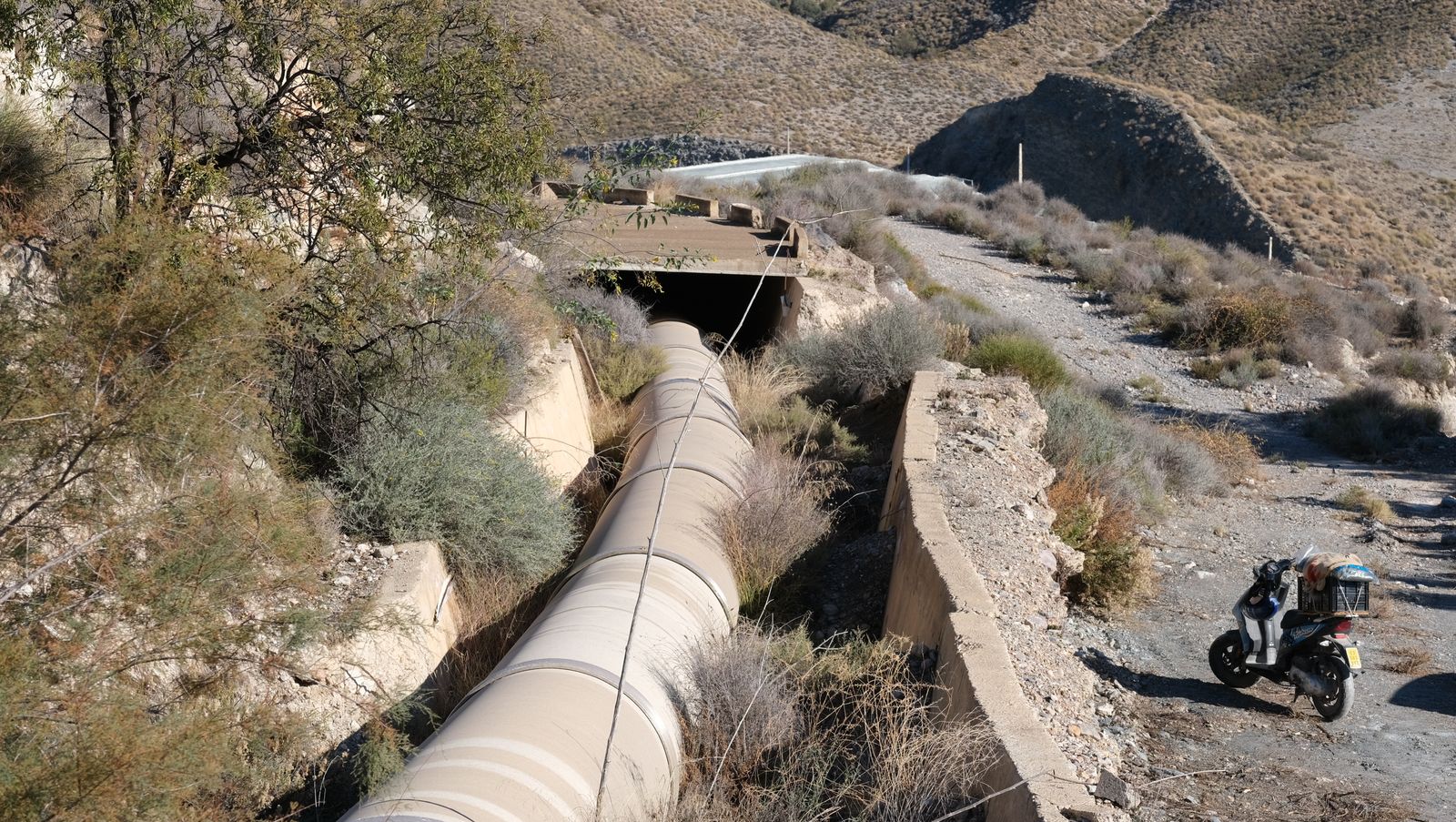 Fotogaleria visita obras Canal de Benínar. Berja (Almería)
