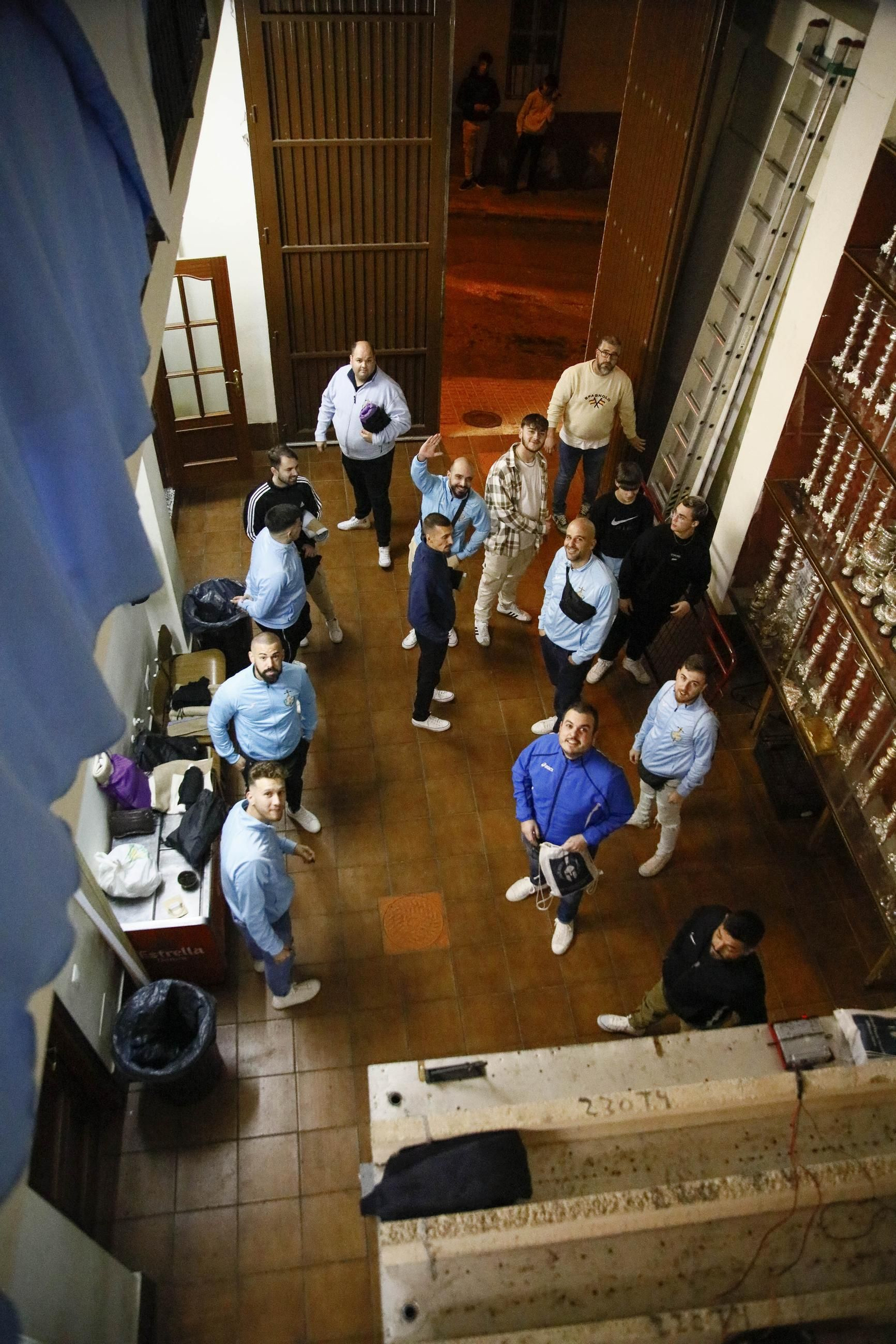 Ensayo de la hermandad de los Ángeles de la ciudad de Almería, en imágenes