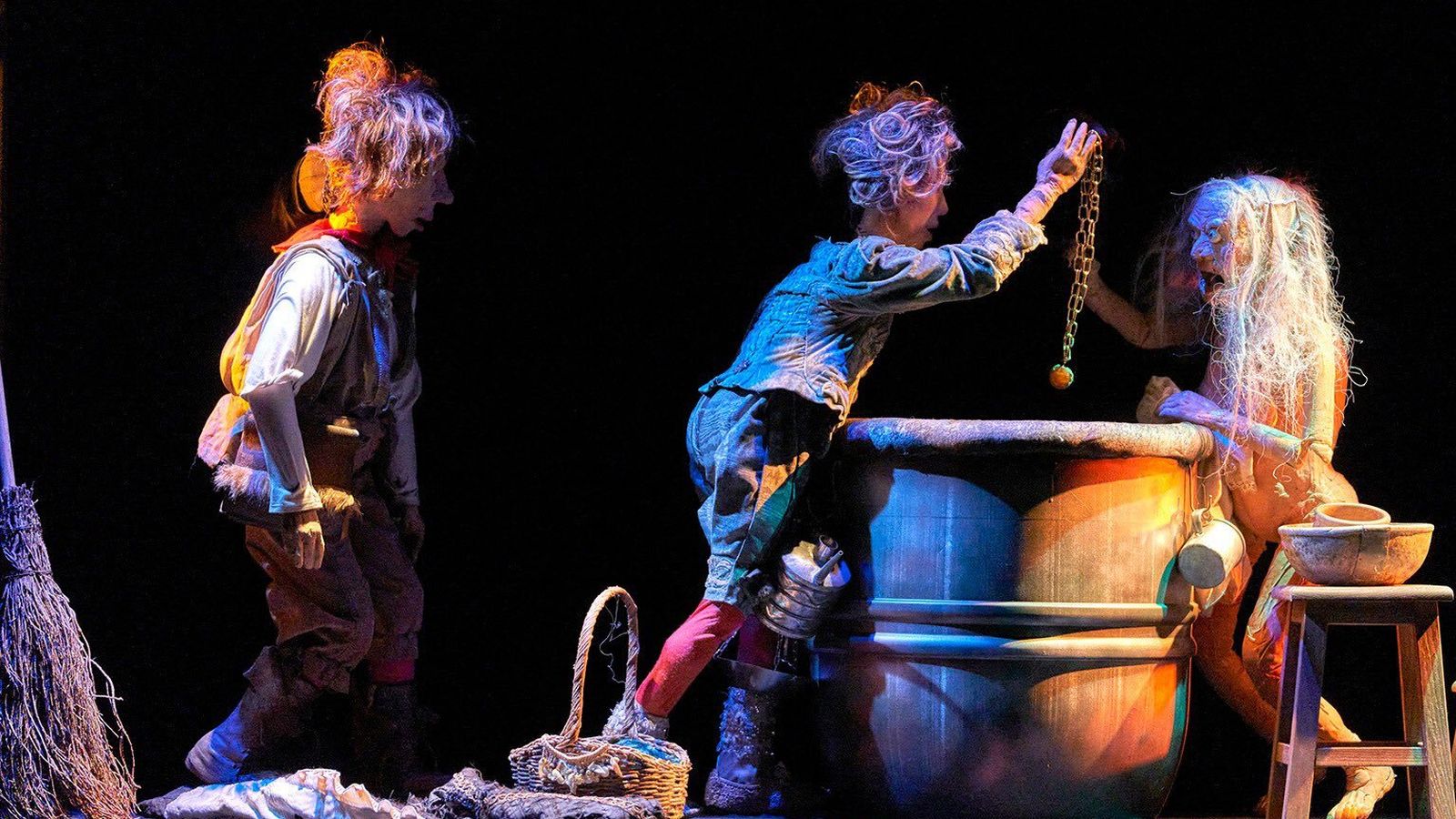 Un momento de la representación de 'La celestina infernal'.