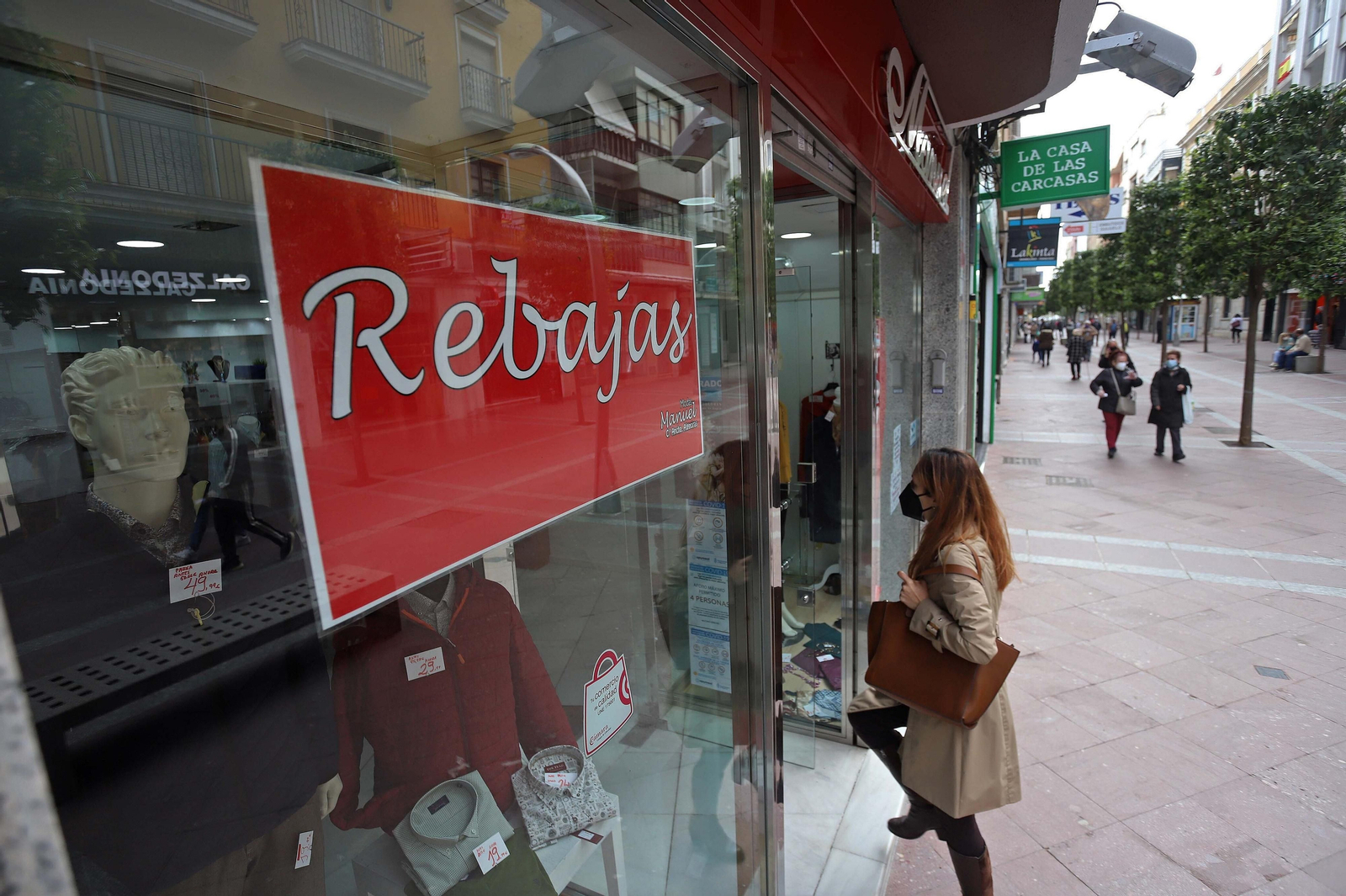 Comercios en la calle Ancha de Algeciras