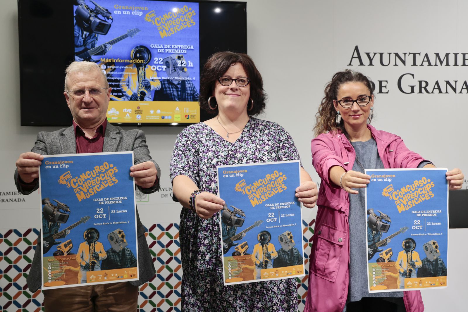 Imagen del cartel promocional de la octava edición del concurso de videoclips musicales