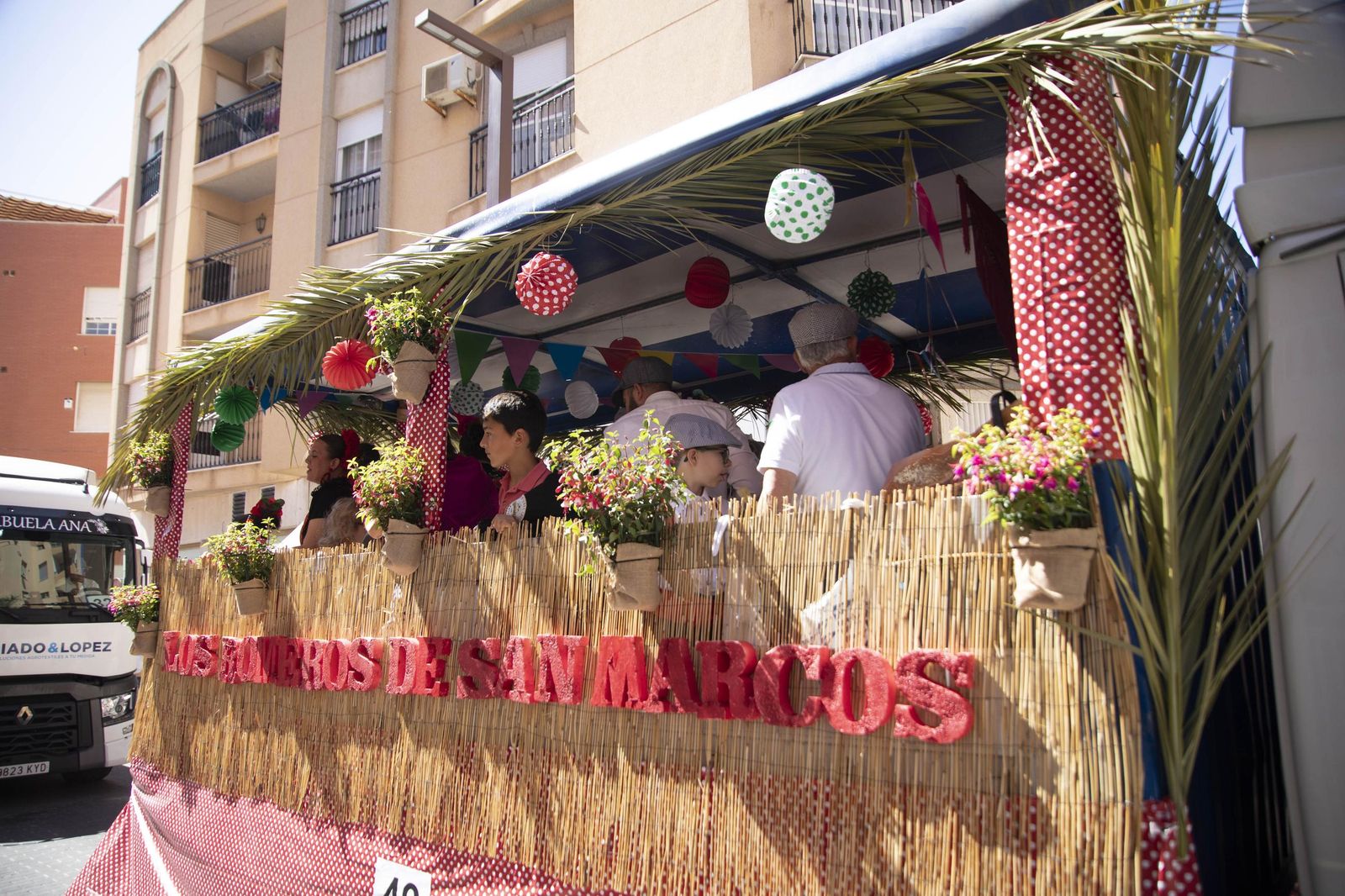 Las imágnes de la misa y procesión en honor a San Marcos en El Ejido