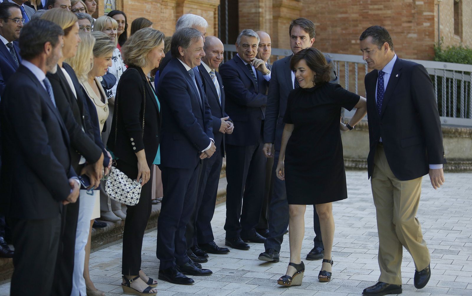 La cumbre de delegados del Gobierno en la Plaza de España, en imágenes