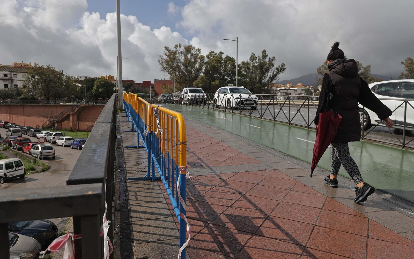 El paso de la borrasca Konrad por Algeciras, en imágenes