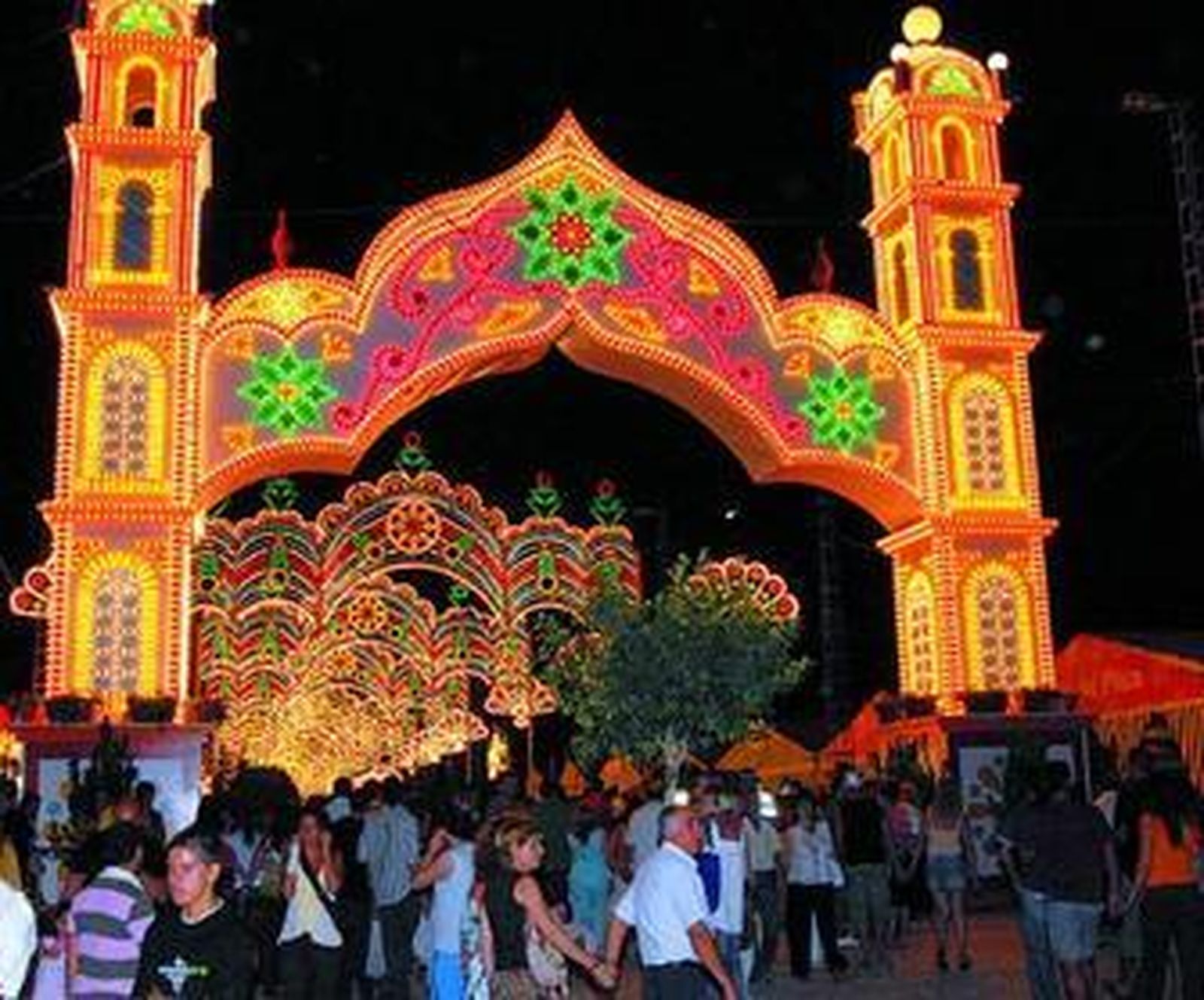 Portada de la feria de San Fernando en su edición de 2007.