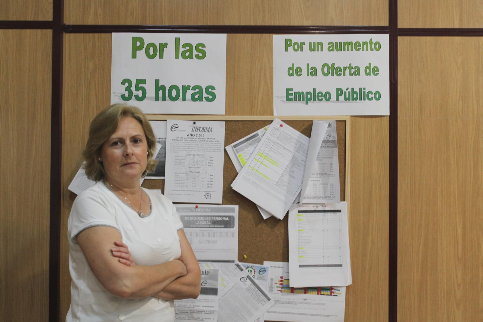 Montse Guardeño, responsable del sector de Administración General de la Junta de Andalucía en CSIF