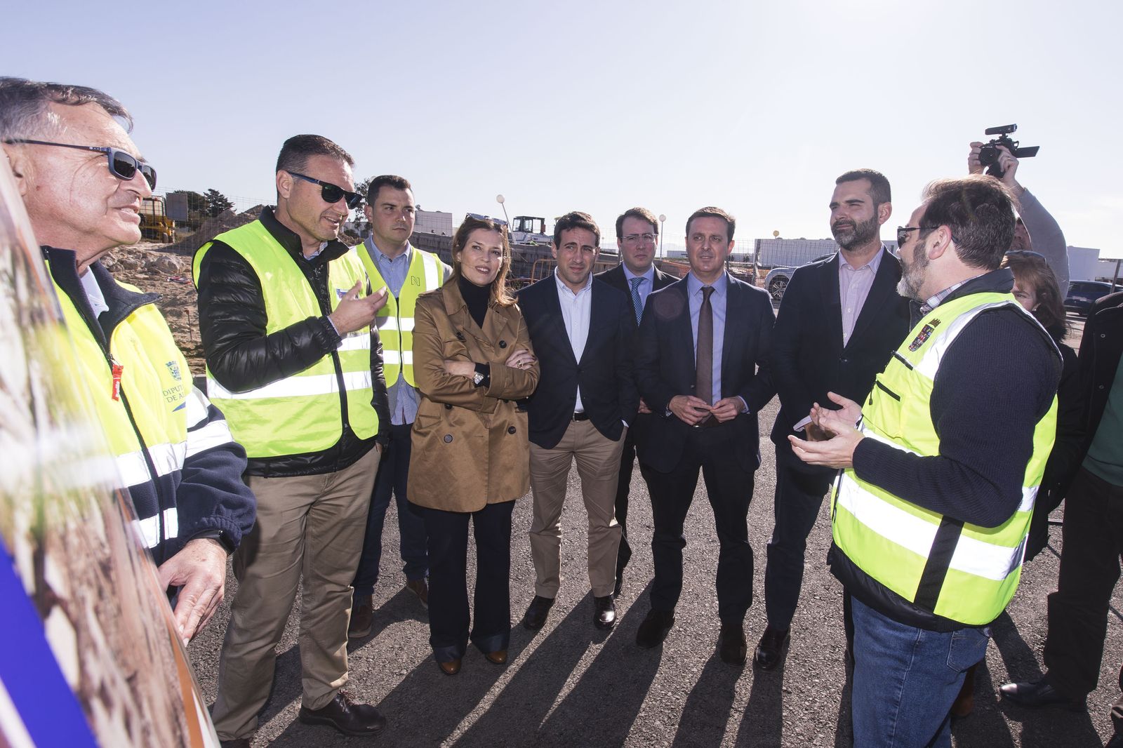 Visita de inspección a los trabajos