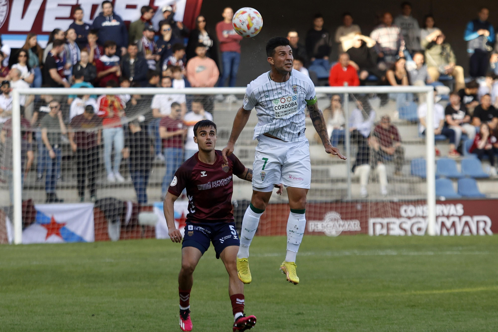 La derrota del Córdoba CF en Pontevedra, en imágenes