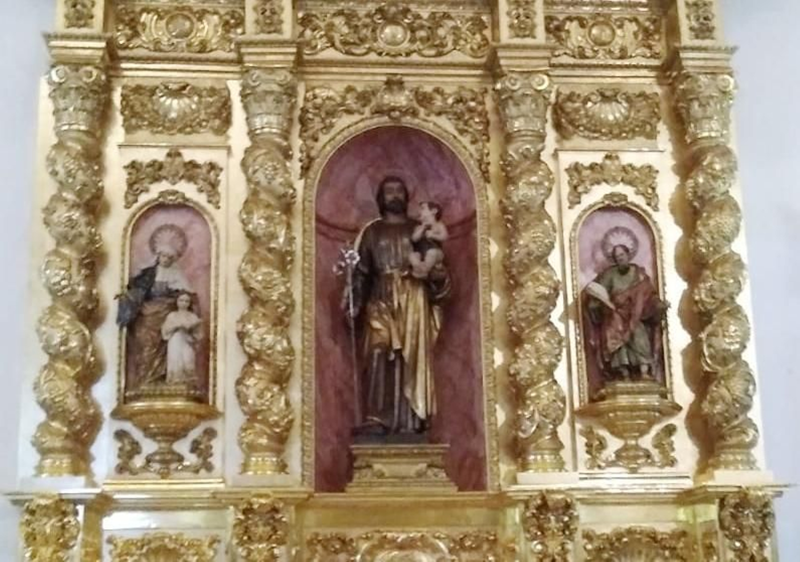 Concluye la restauración del retablo de San José