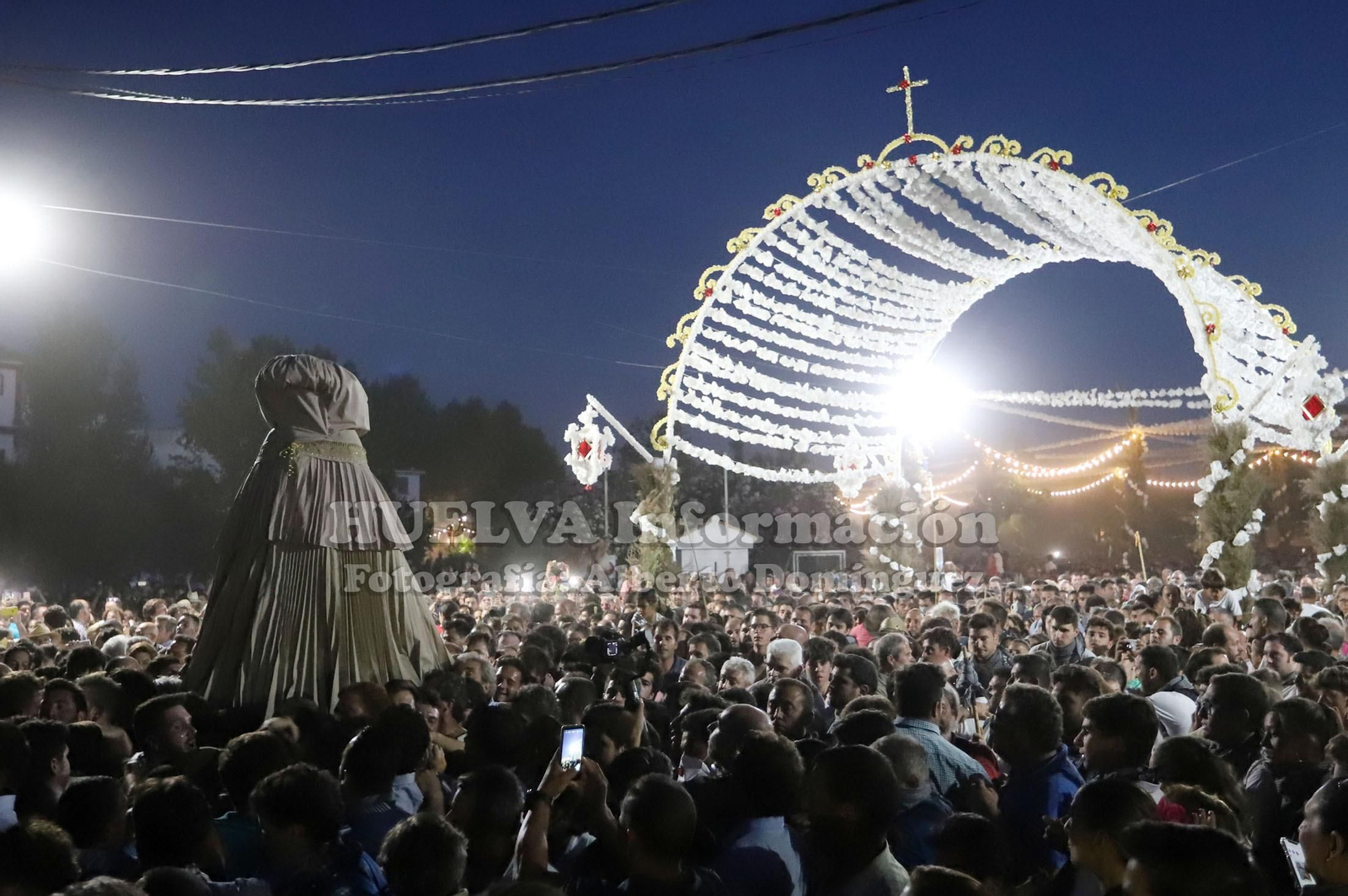 Imágenes del camino de la Venida de la Virgen del Rocío