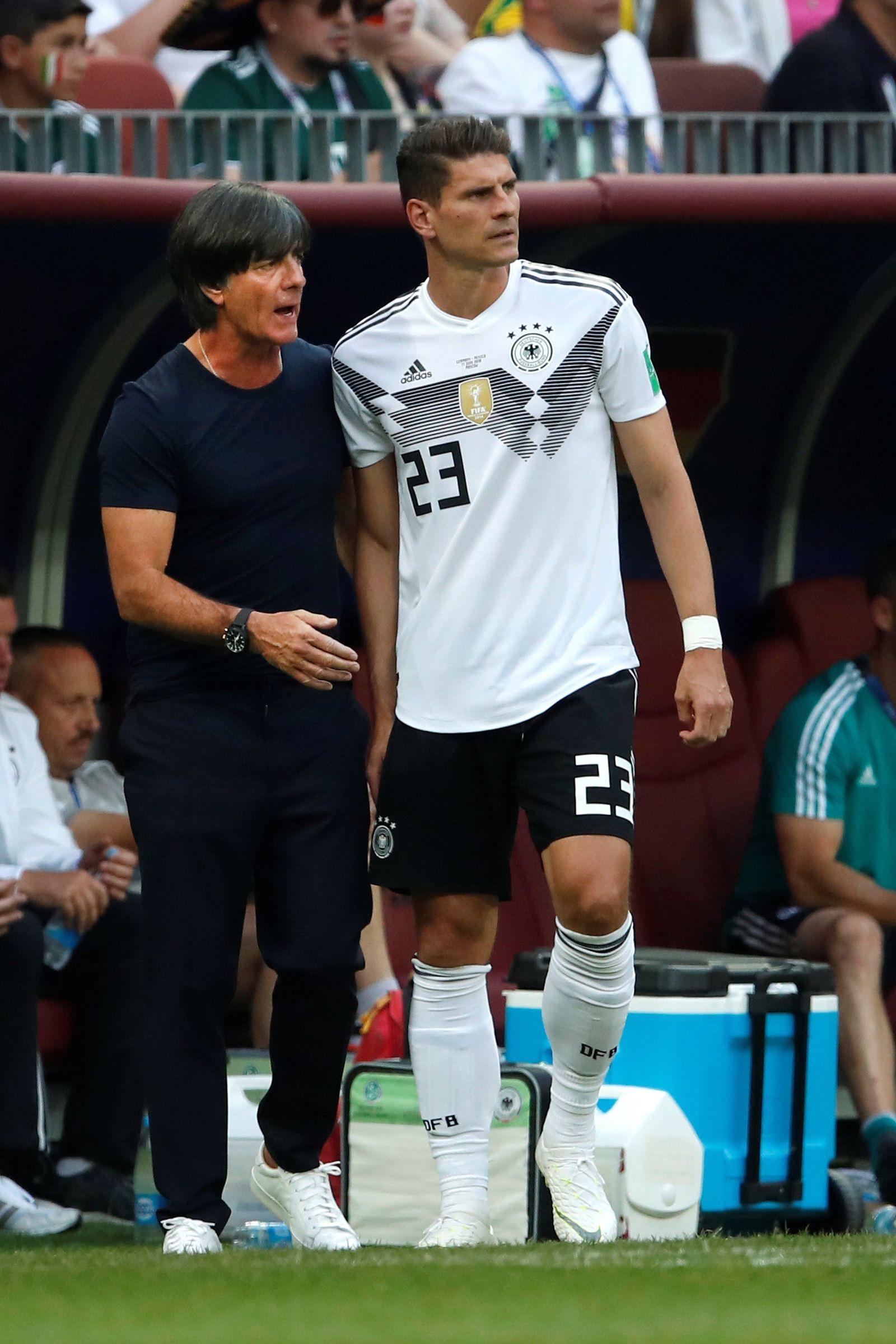 Las imágenes del Alemania-México