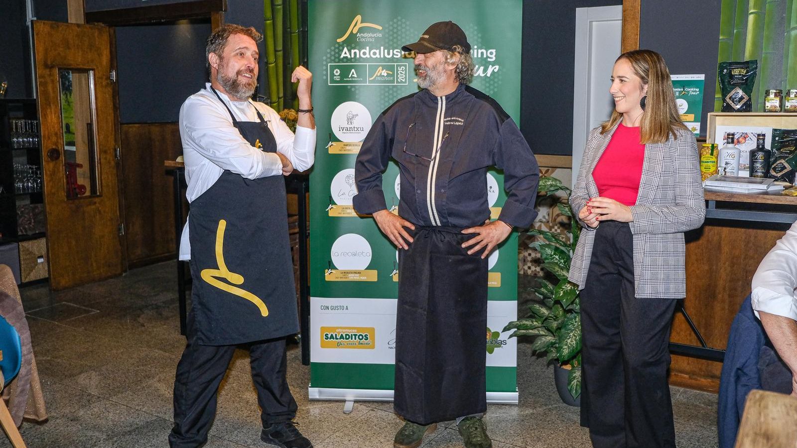 Juan Hormigo y Luismi López en el Andalusian Cooking Tour Gusto del Sur 2025