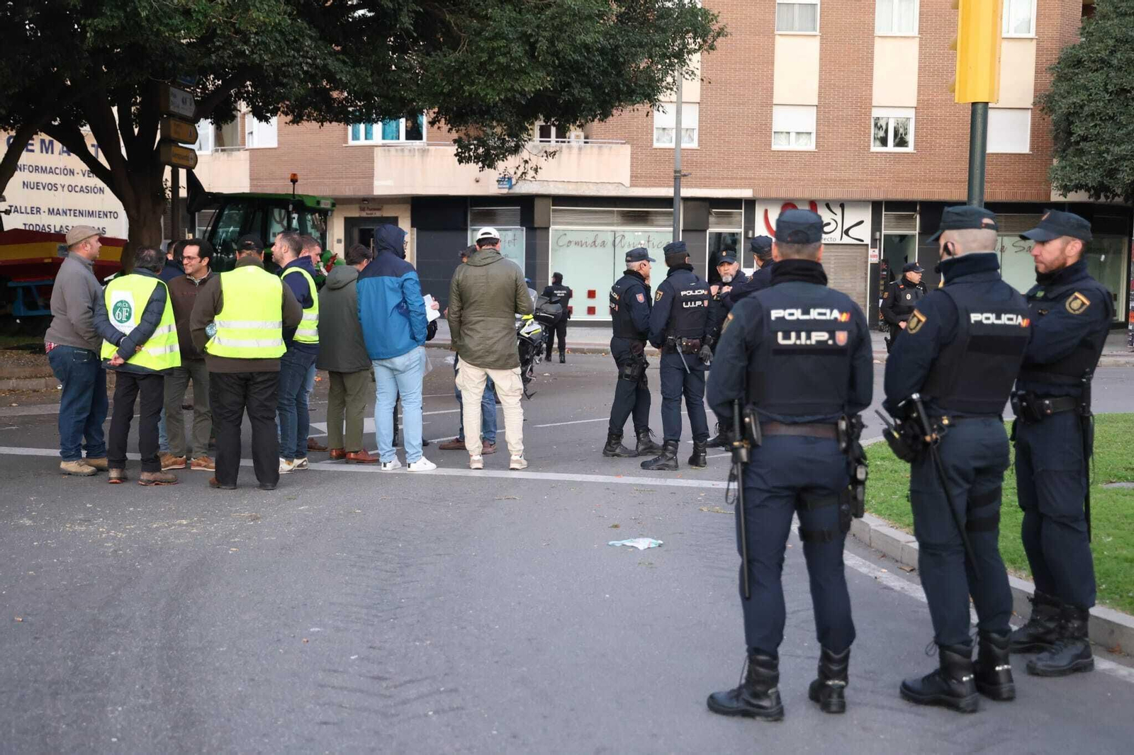 Las fotos de la segunda jornada de protesta de los agricultores de Málaga Las fotos de la segunda jornada de protesta de los agricultores de Málaga