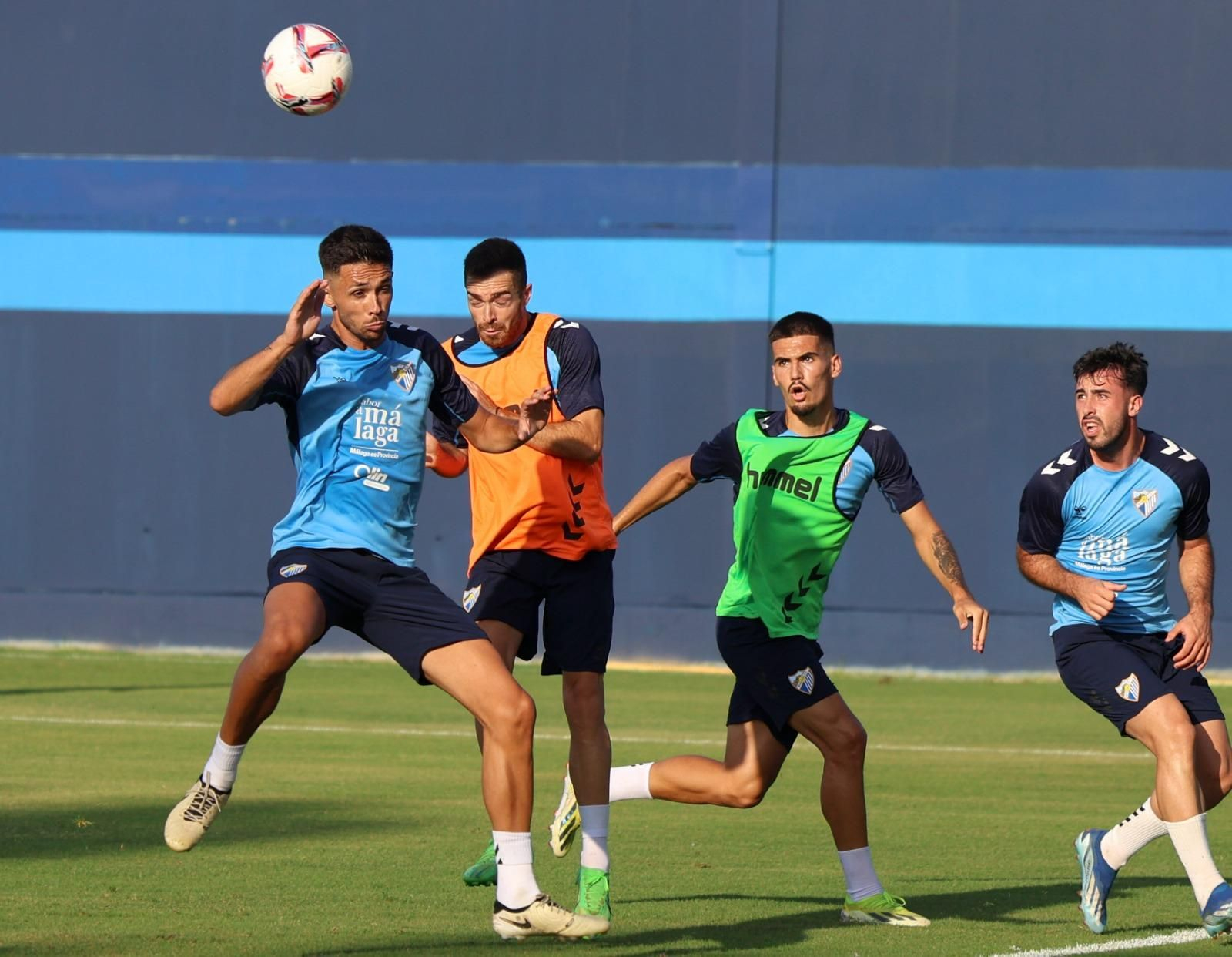 Haitam, como una moto en la última sesión del Málaga CF