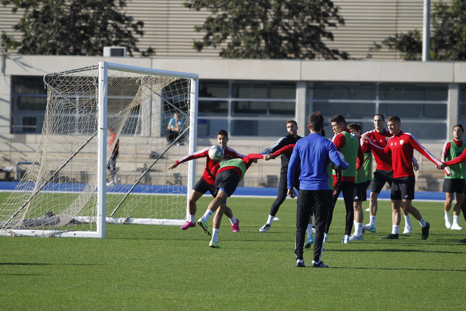 Fotogalería del entrenamiento del Almería previa al partido ante el Numancia