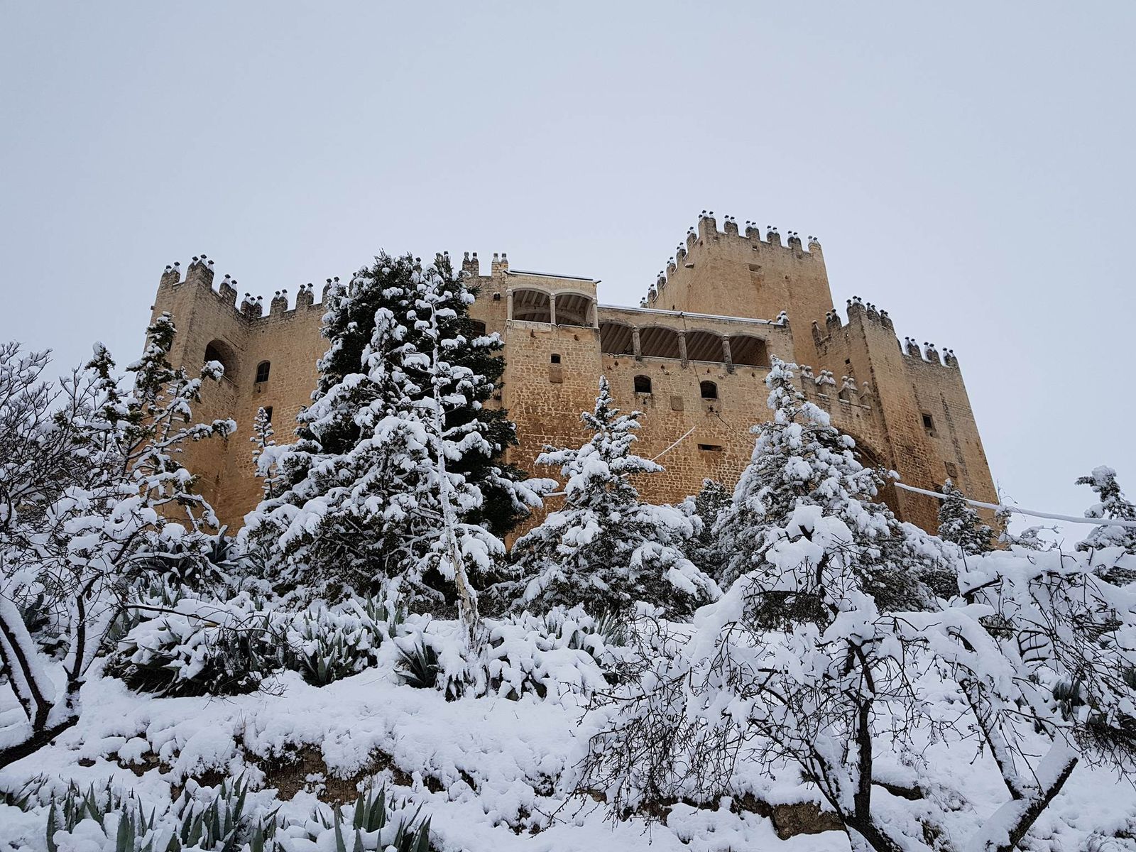 El sábado podría nevar en municipios como Vélez-Blanco y Vélez Rubio (imagen de archivo del año 2018).
