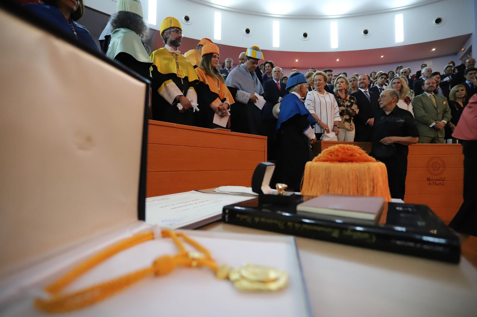 Imágenes de la investidura póstuma de García Palacios como doctor Honoris Causa