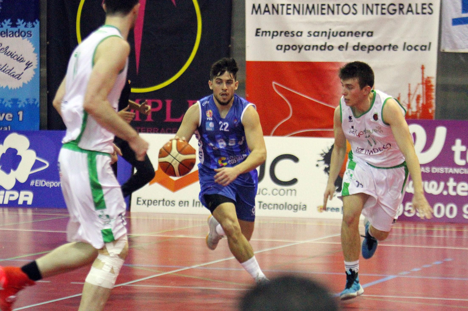 El base Jesús Hernández fue uno de los destacados de su equipo.